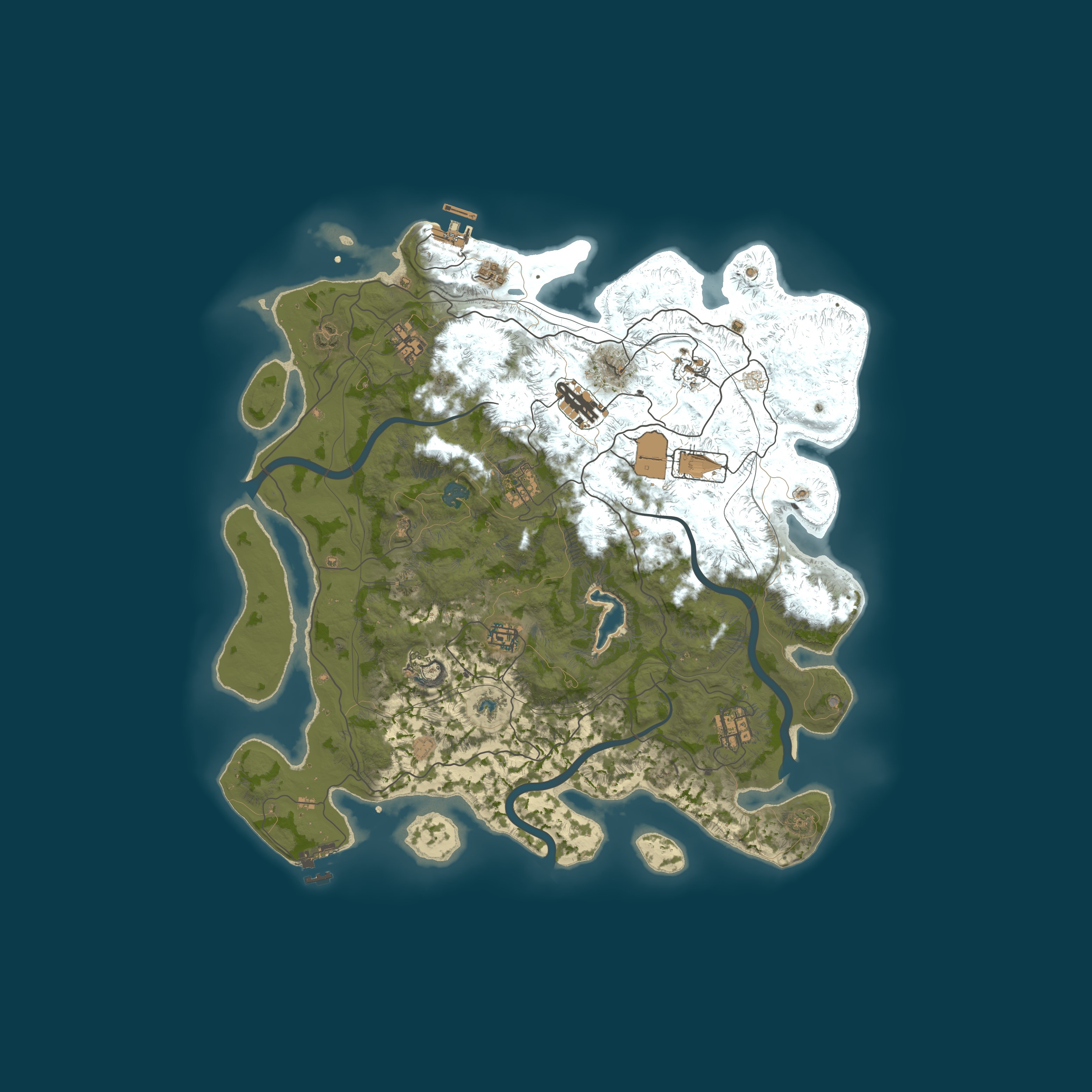 RUSTBURG.GG #1〔X5/X10|NO LIMIT|LOOT+|FPS+|KITS|TP〕13.10 — Mapa proceduralna 4250, seed 13102026