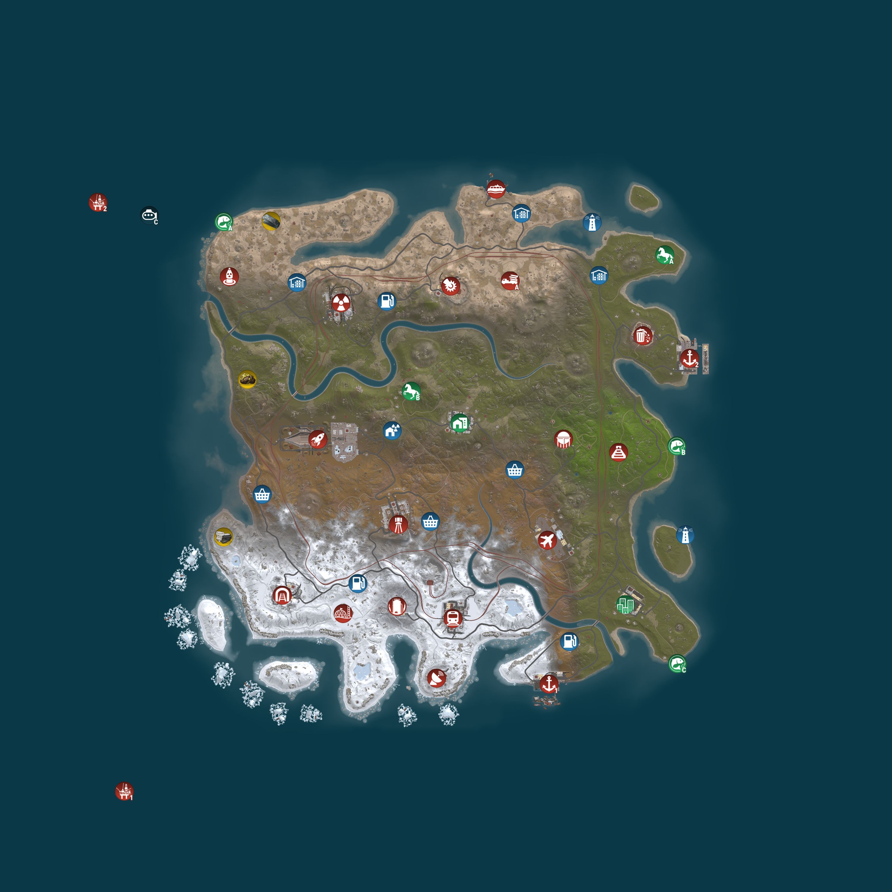 Map for Magic Rust #3 — Modded 2x (Solo/Duo/Trio) | Pyccкий