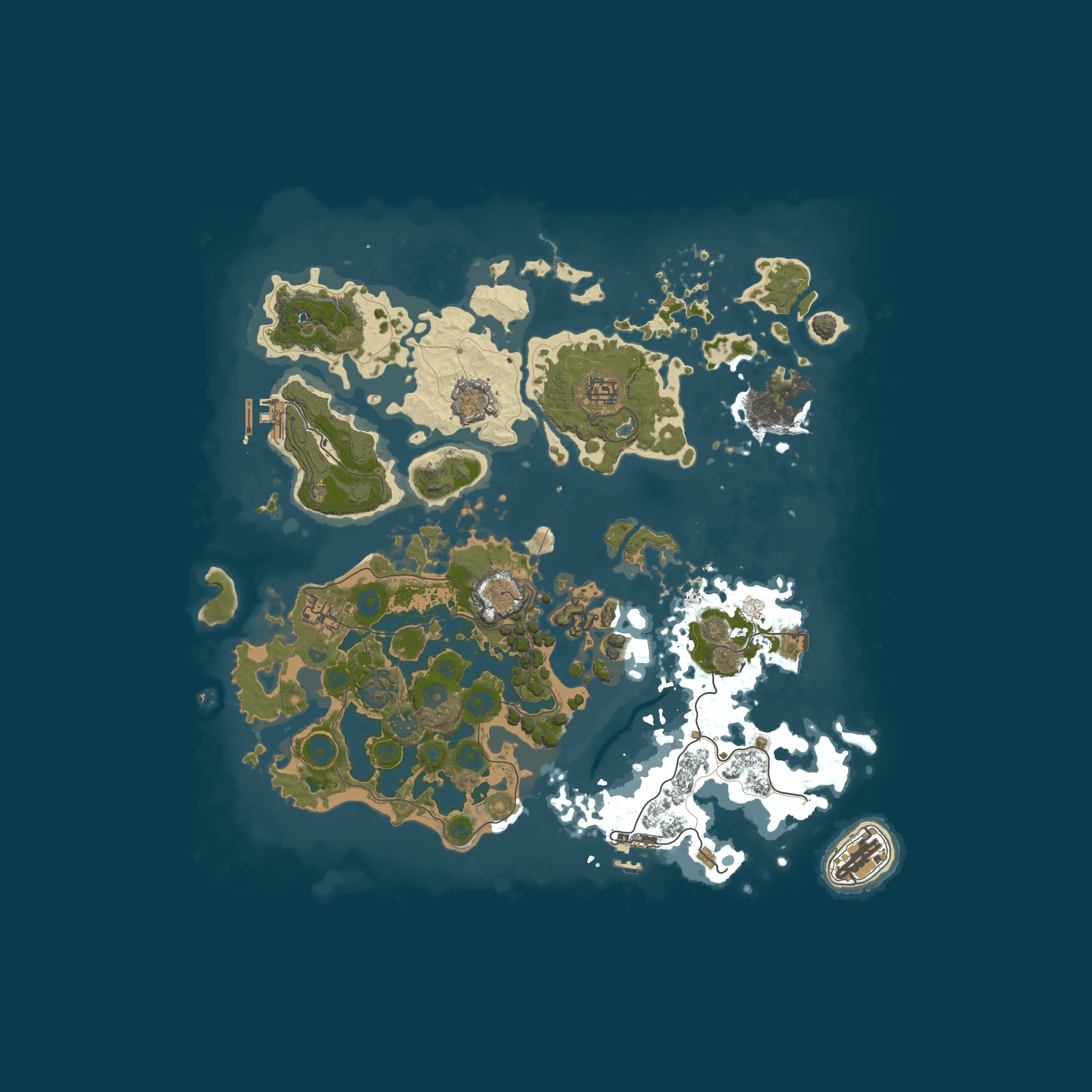 Map for The Abandoned (Hardcore PVE)