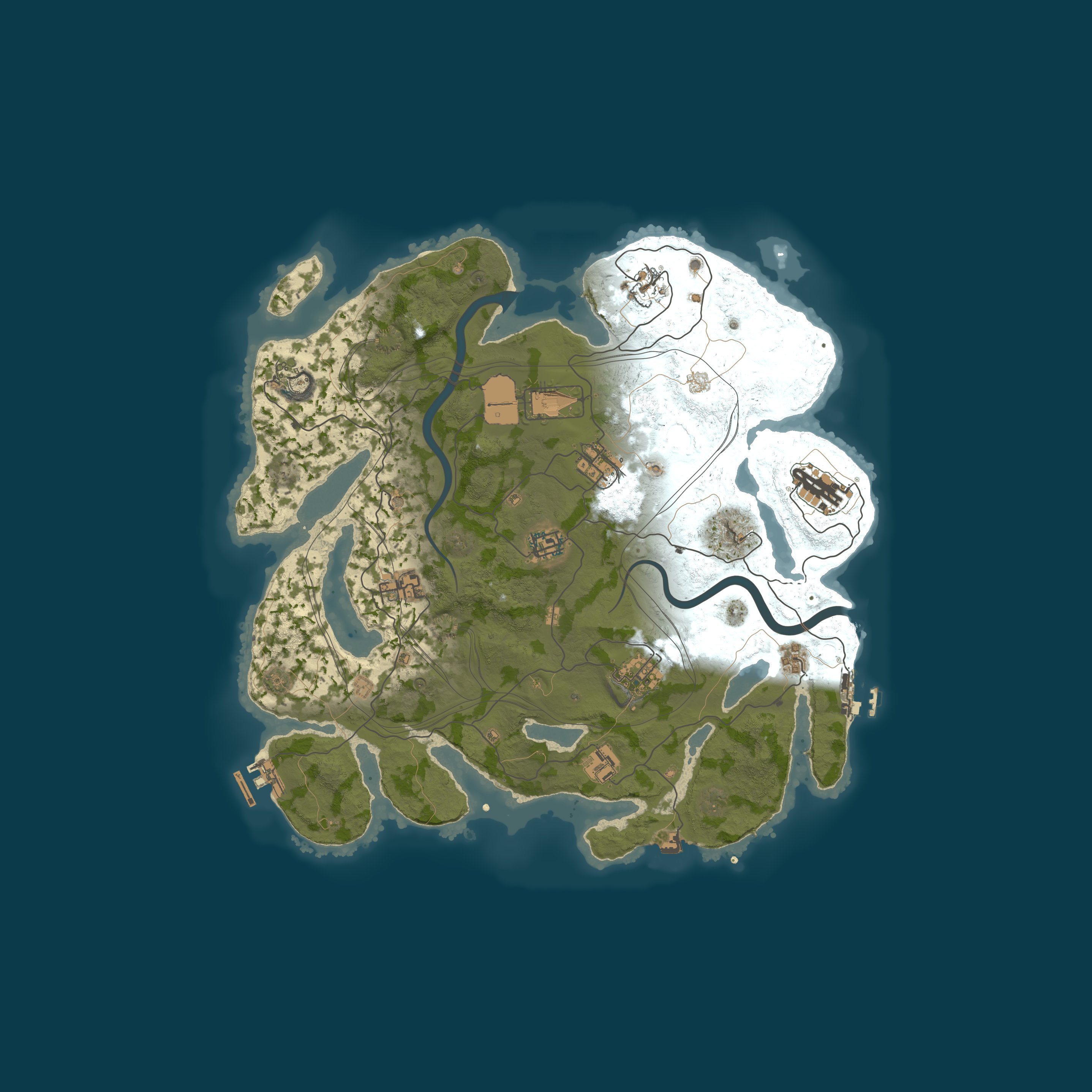 Map for AceRust.com 3x Solo/Duo/Trio/Quad | Shared BPs