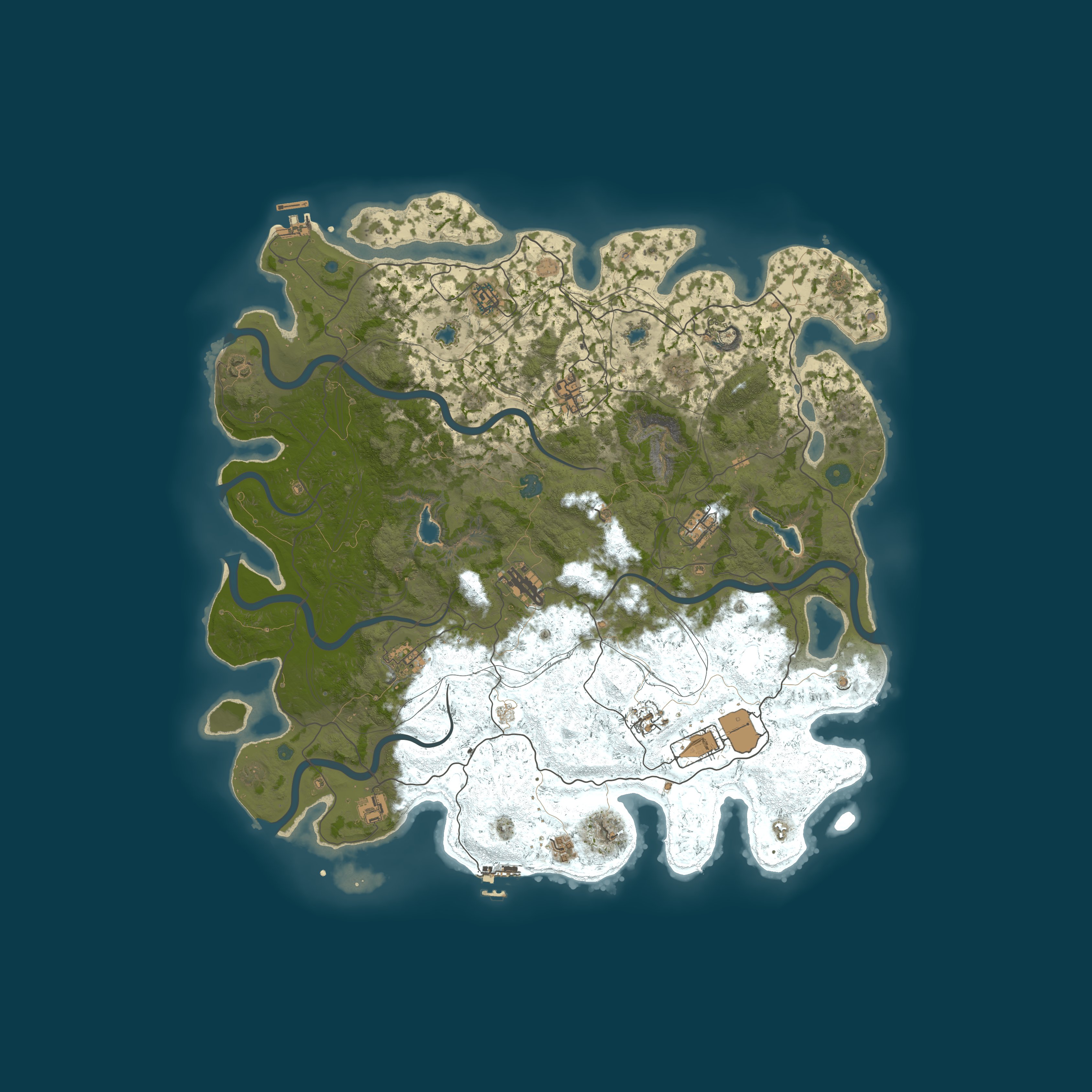 Map for A Shockbyte Rust Server