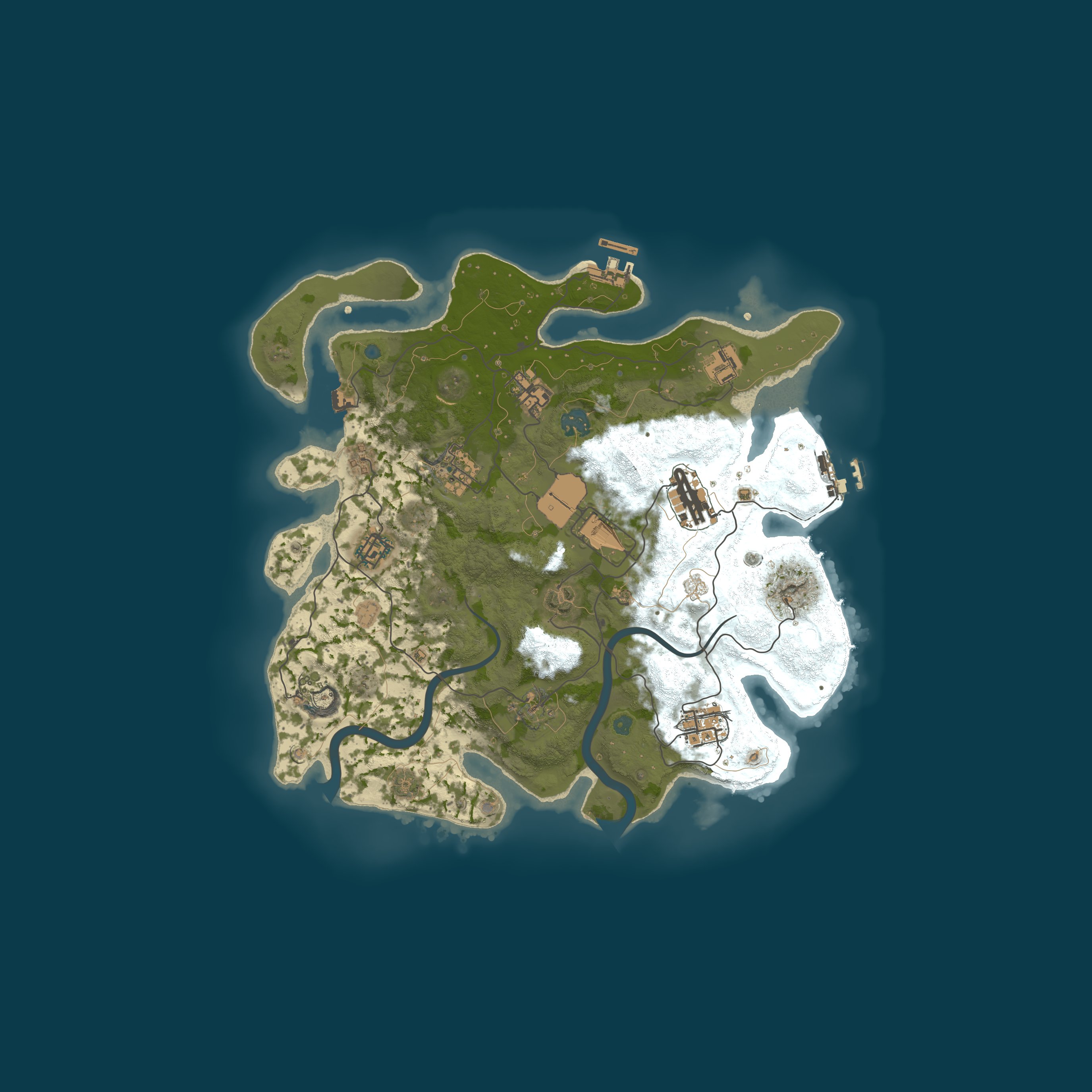 Procedural Map, size 3500, seed 28082026