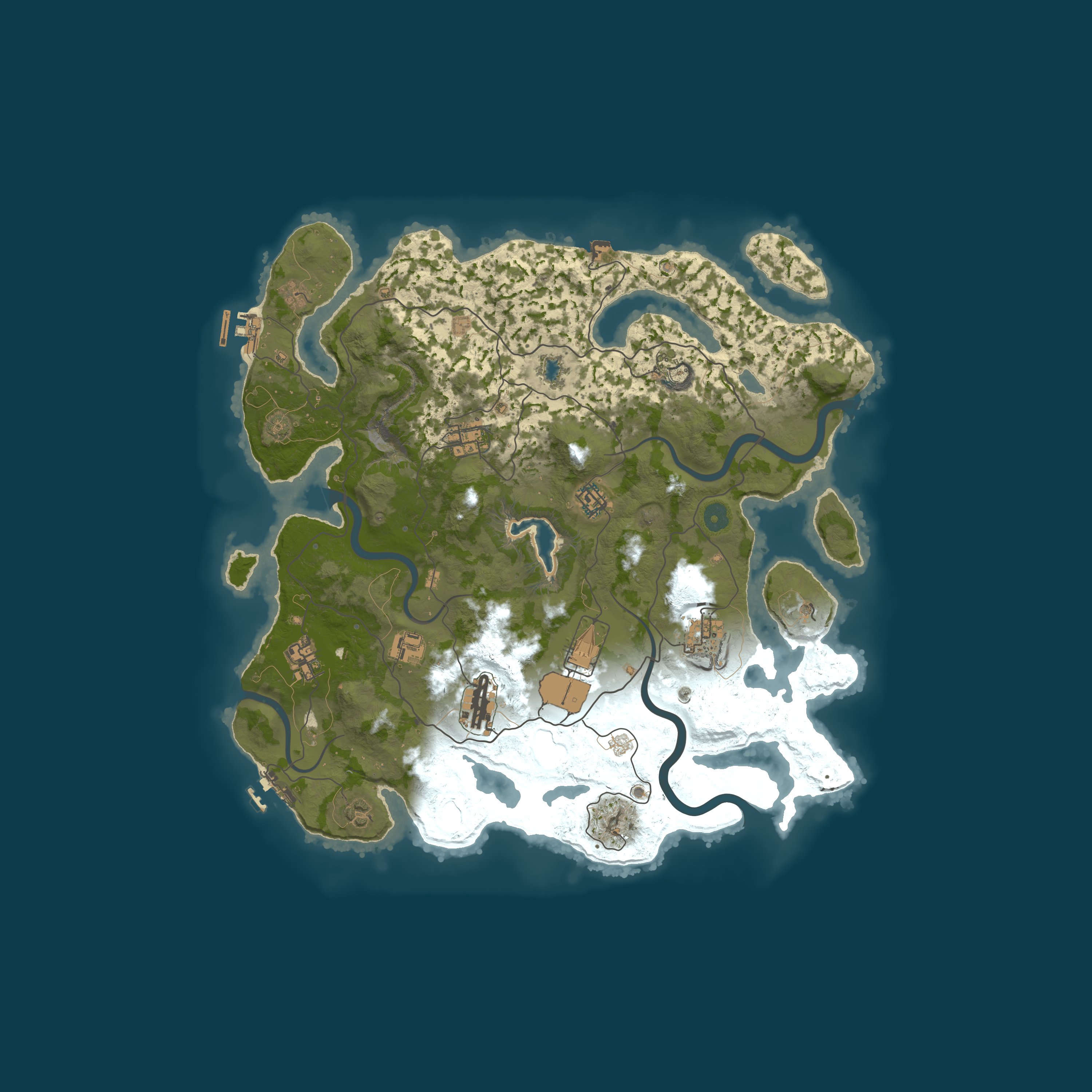Last Frontier Map, size 4000, seed 1337