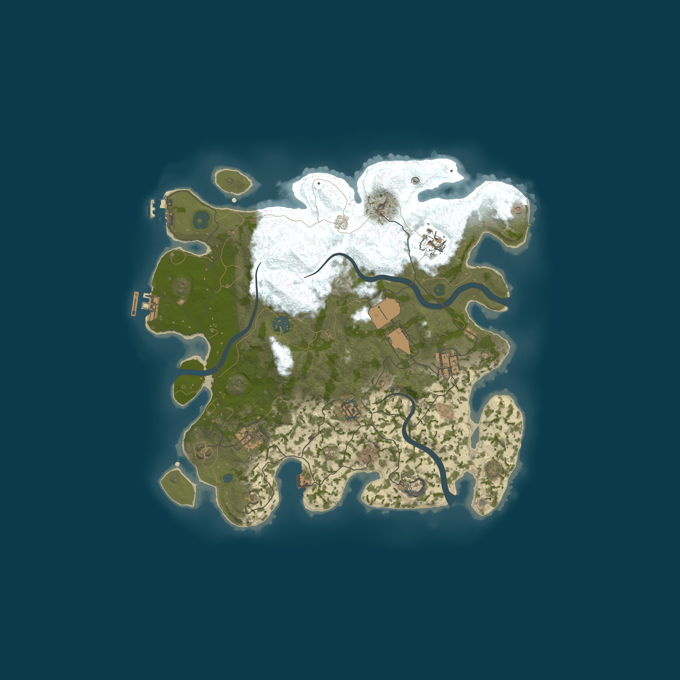 Map for AIRSTRIKE BOOM 1000x | PVP | EVENTS | KITS |50 AirDrops | Shop