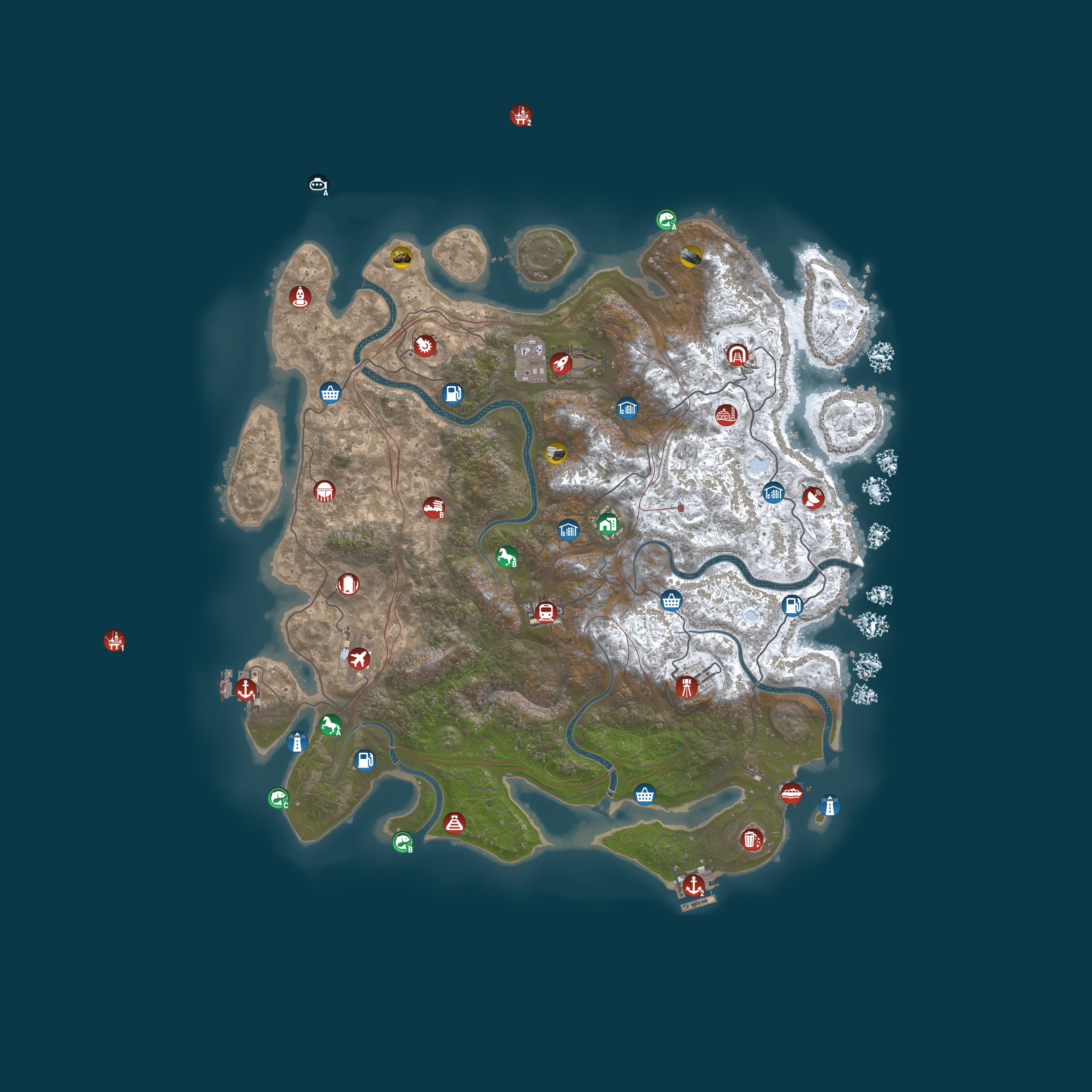 Map for Magic Rust #26 - Vanilla 2x (Duo) | EU East