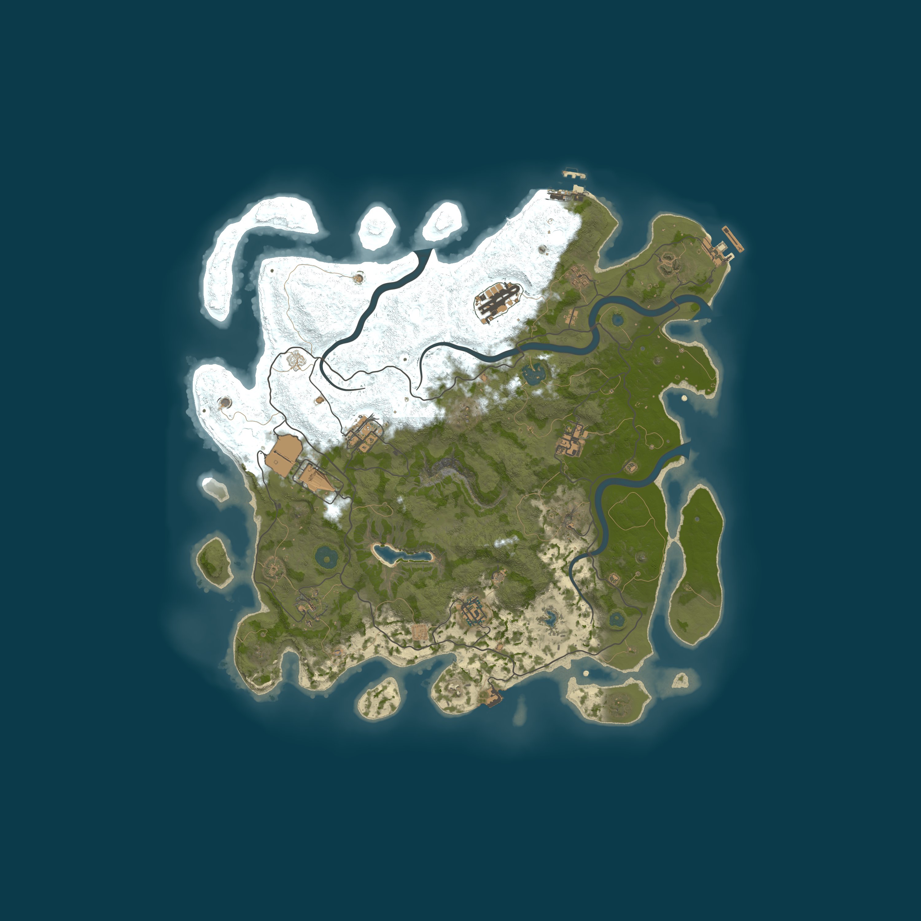 Map for Super Chill RUST Chicago - Vanilla Monthly - No Decay