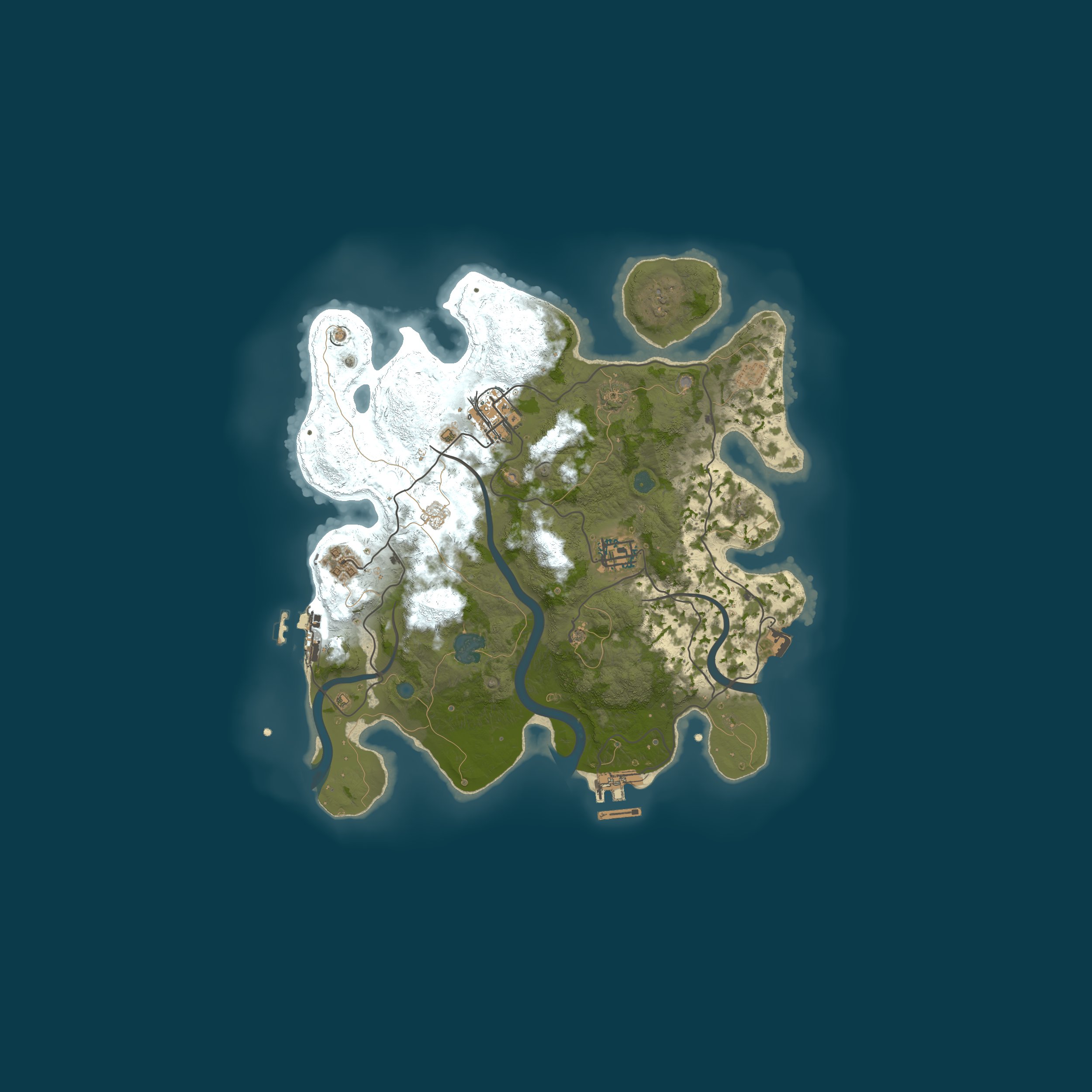 Map for A Shockbyte Rust Server
