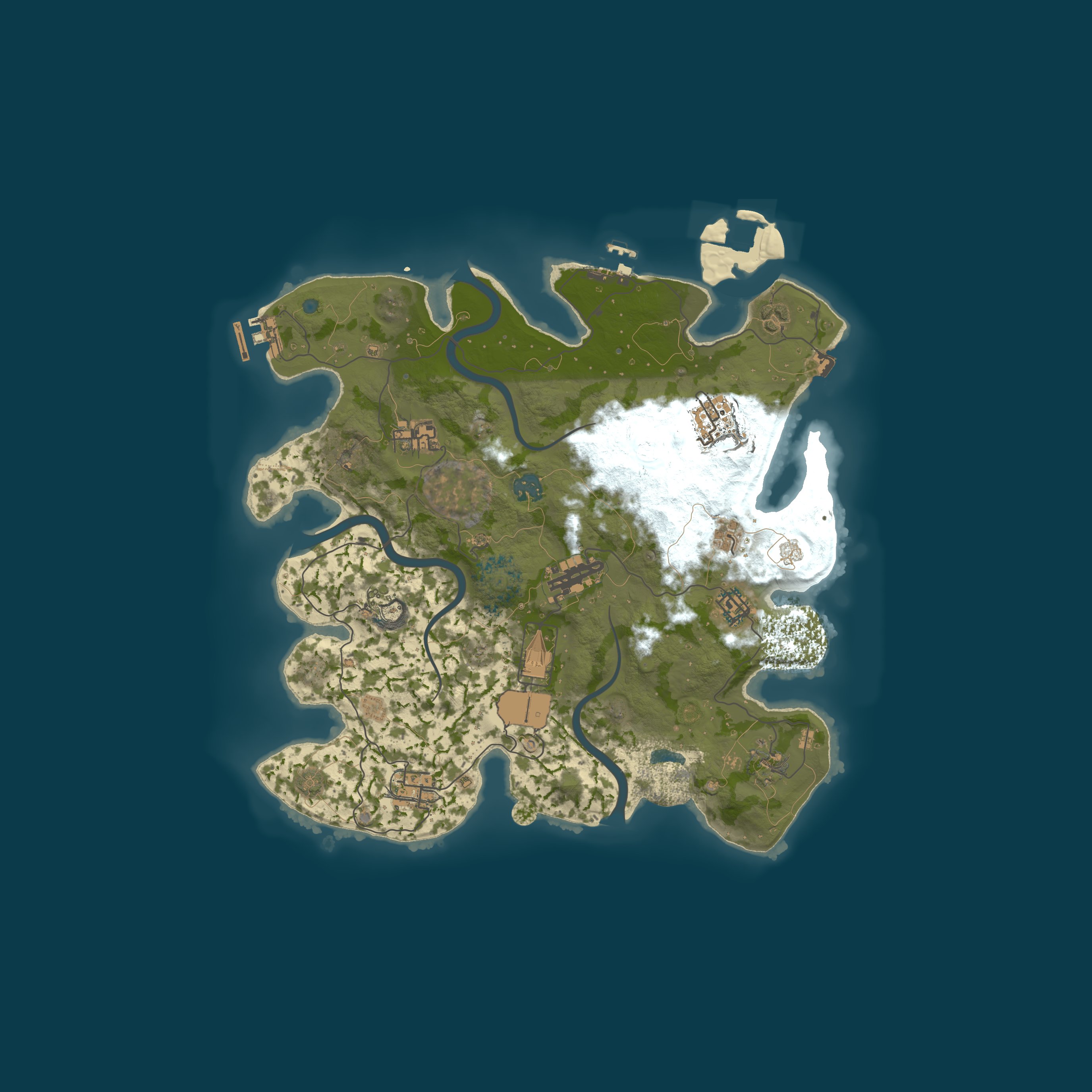 Map for Buff&Pandas Wasteland