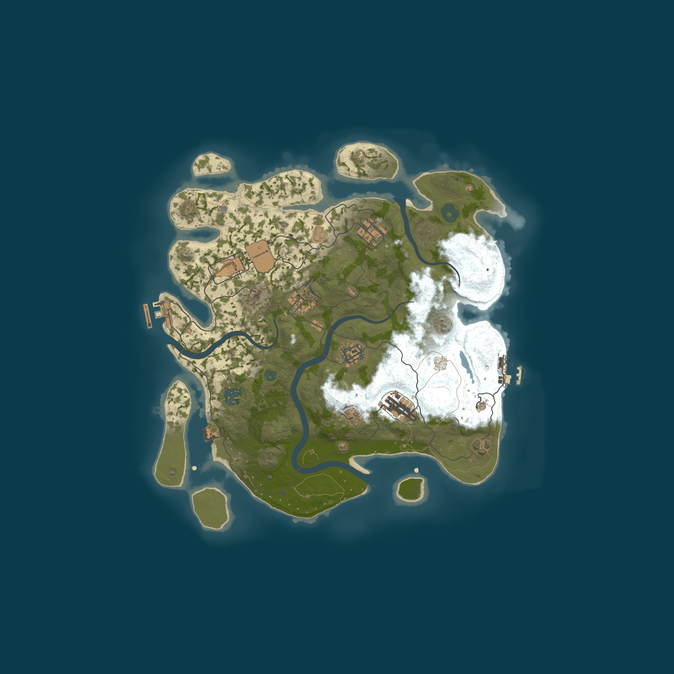 Map for Ironhold | 3x | Monthly | US | Solo/Duo/Quad| Fast Smelt | Loot