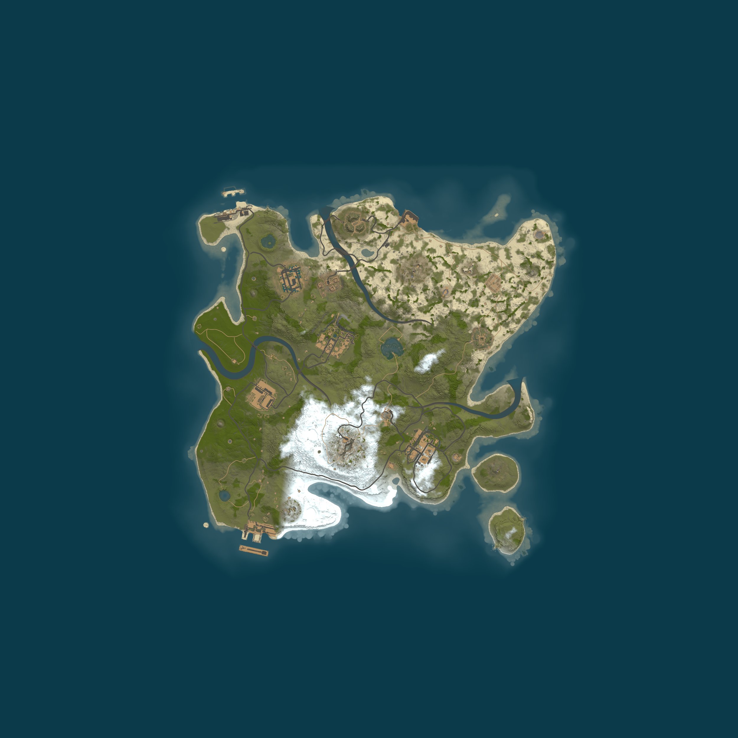 Procedural Map, size 3000, seed 200935112
