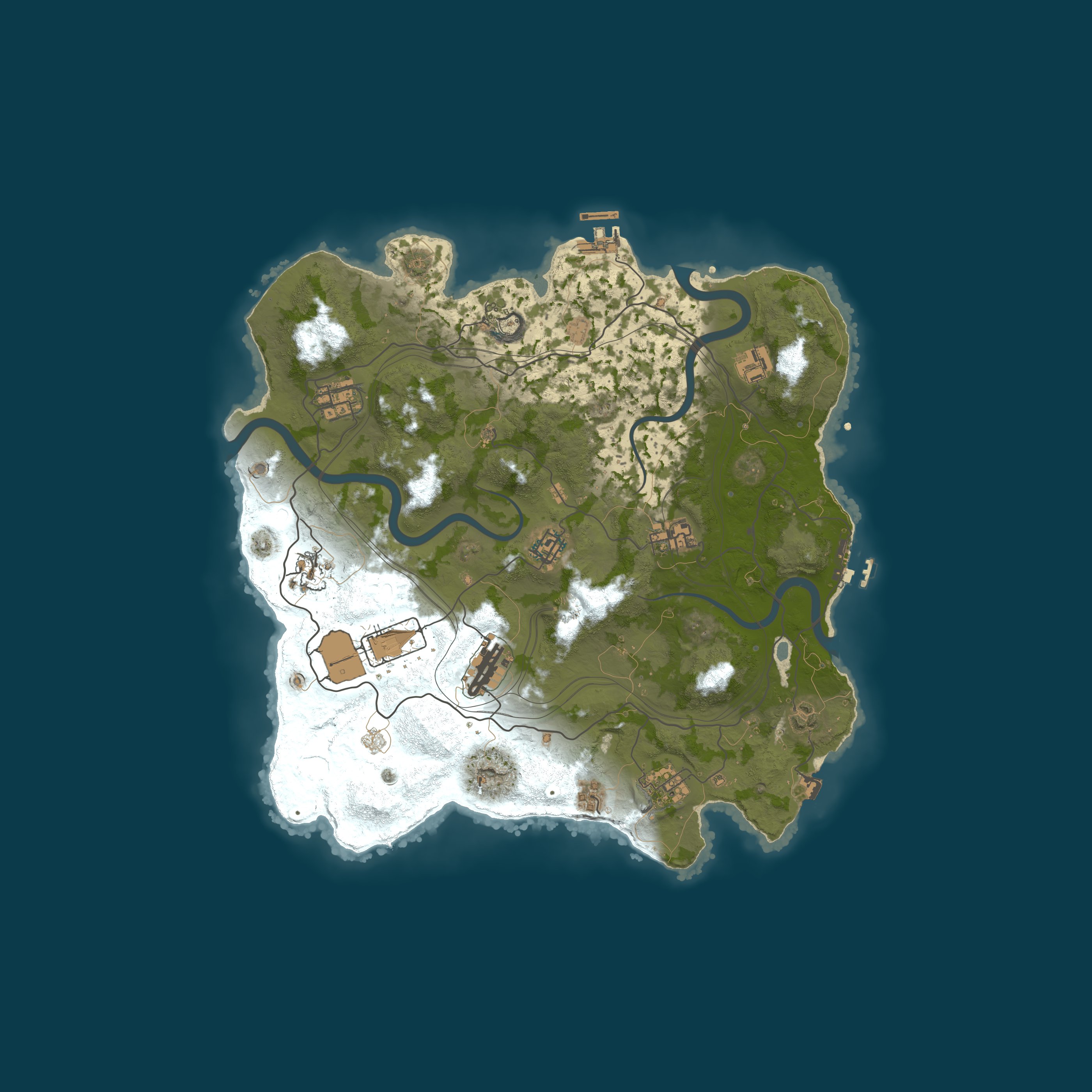 Rust map 3600/1337