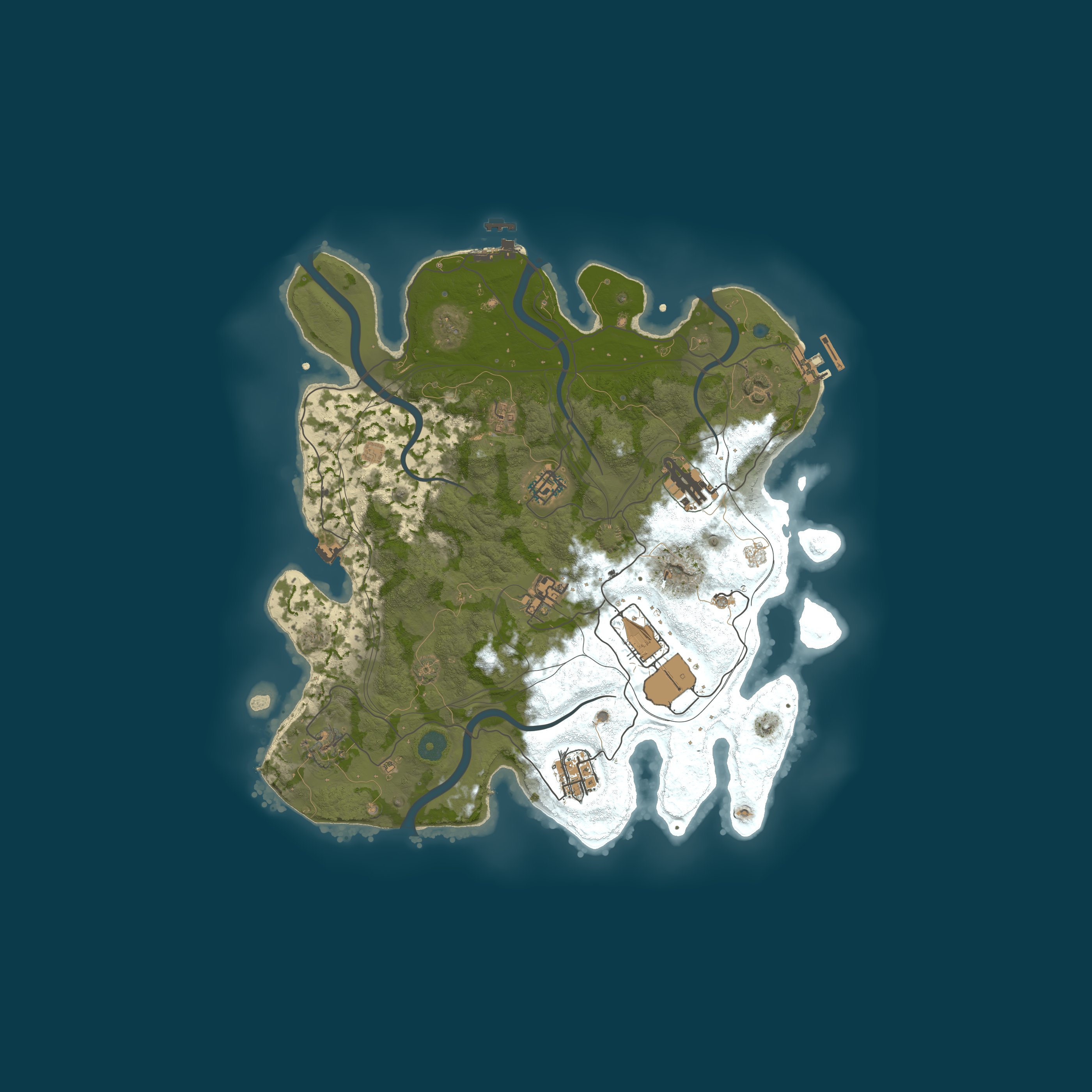Rust map 3600/1337