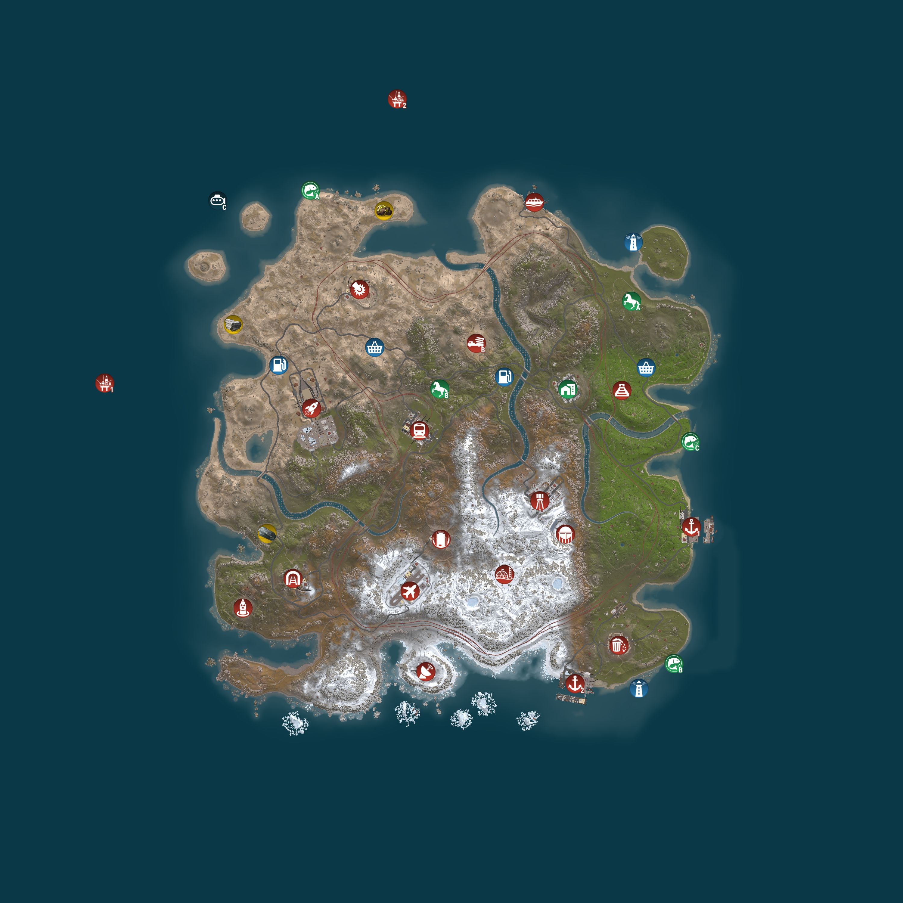 Map for Magic Rust #24 — Vanilla 2x (Trio) | EU East