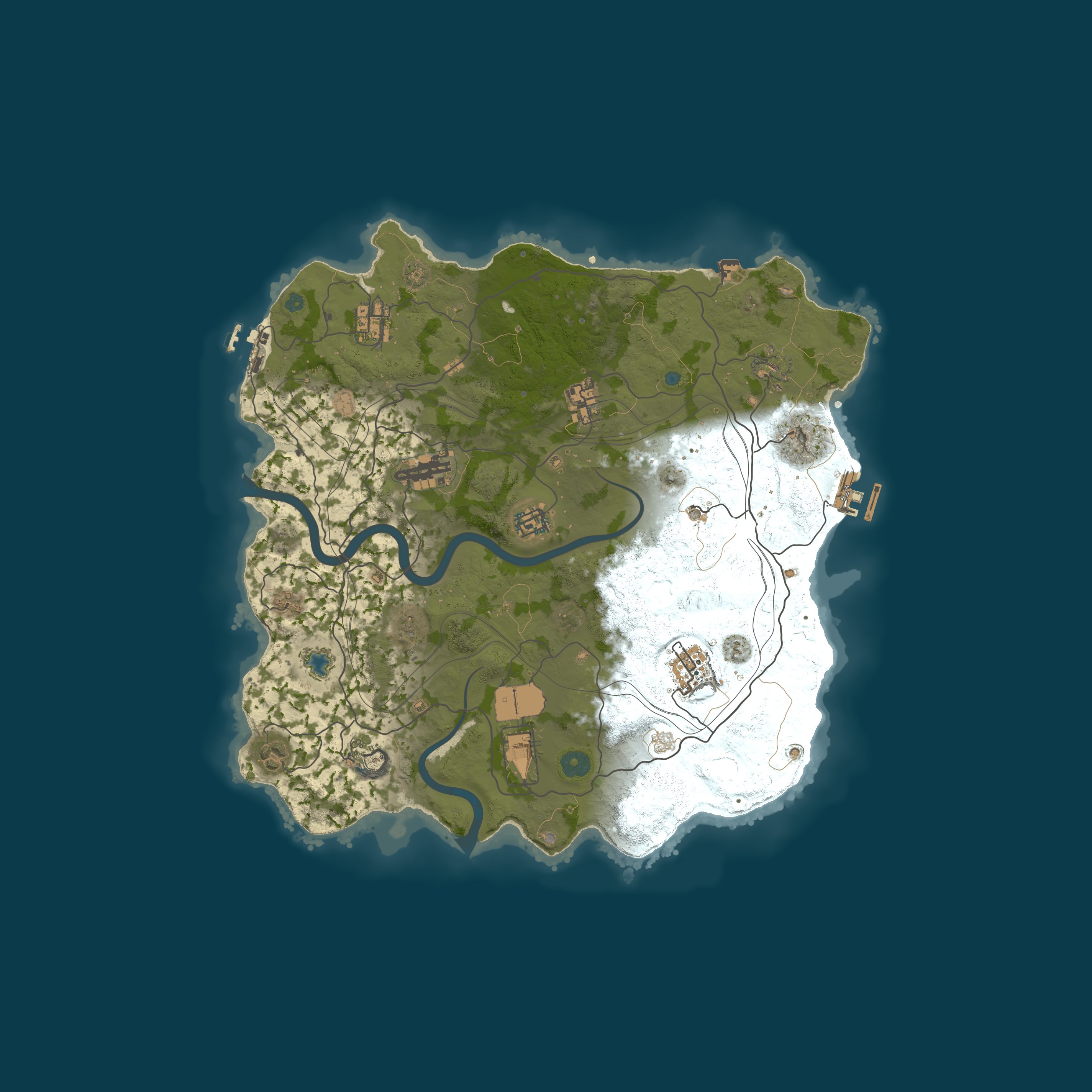 Map for WEREWOLF GAMING.CO US 5x Solo/Duo/Trio|Loot x5|TP|Homes|Kits|