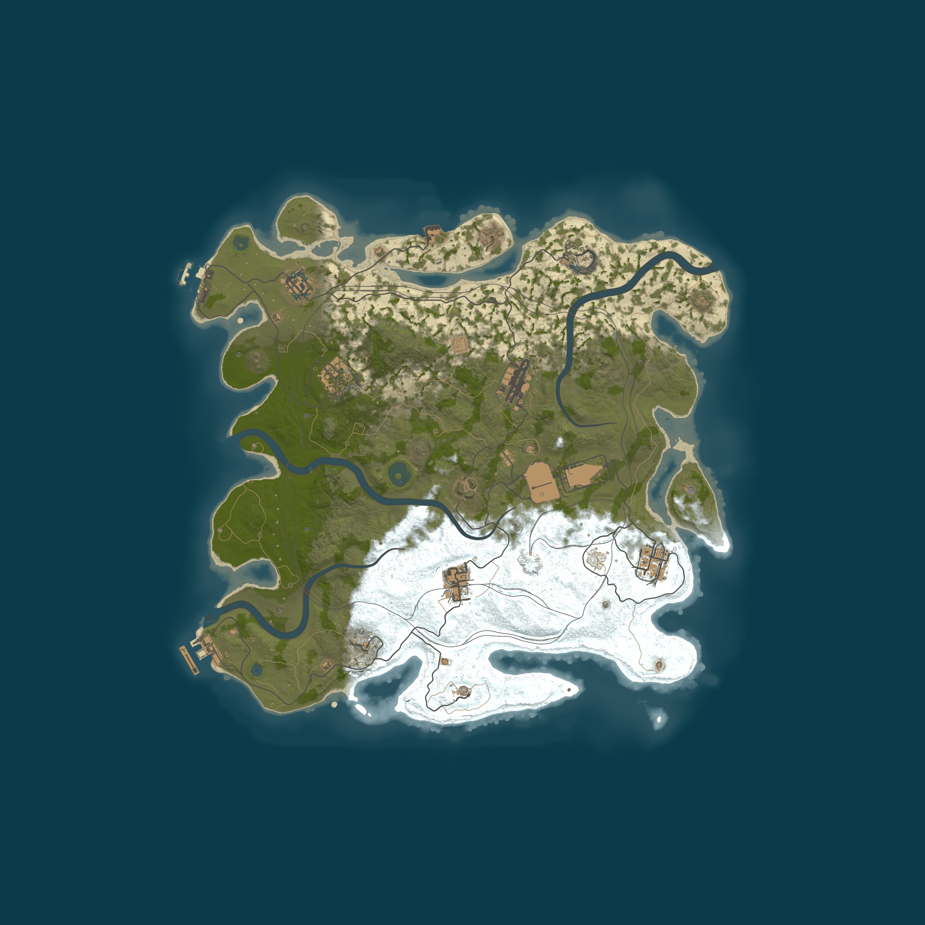 Map for TIRust BattleBay Solo/Duo Minis\|Low Upkeep