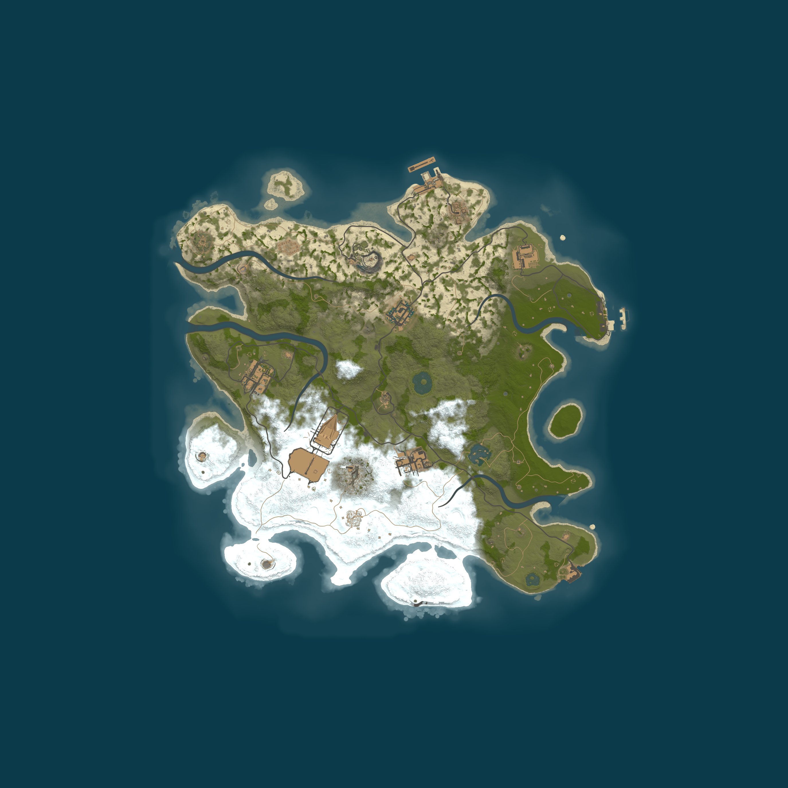 Map for Grizzly Outpost 2x | Solo/Duo/Trio | Biweekly | Noob Friendly |