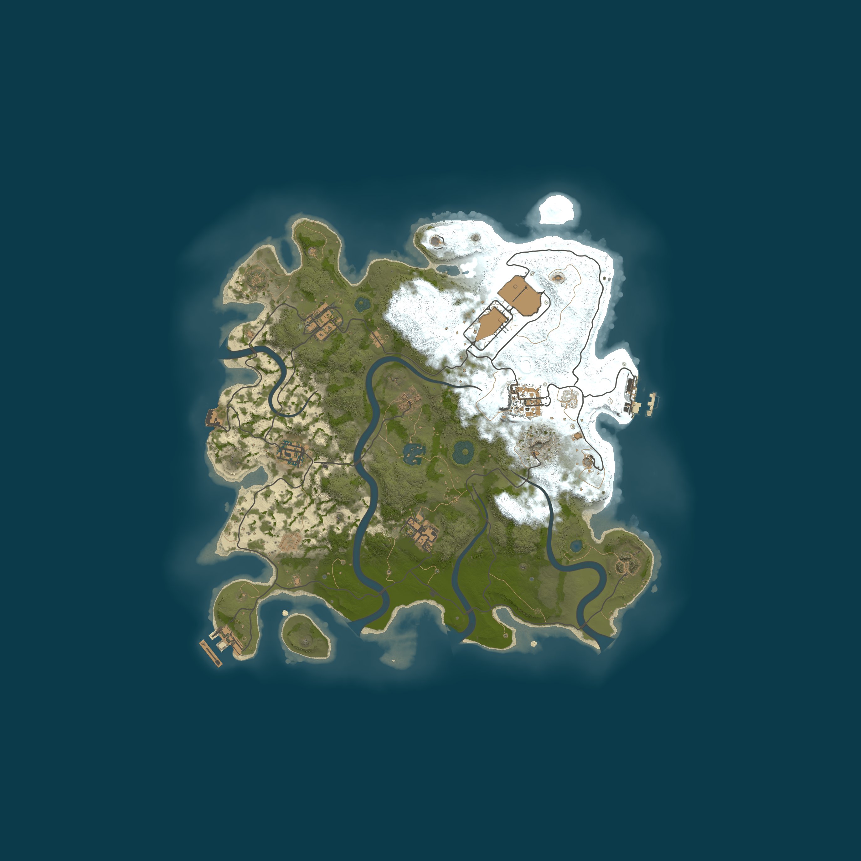 Map for WILDERNESS Romania X2|Solo/Duo |Shared BPs|JUST WIPED| 21.03