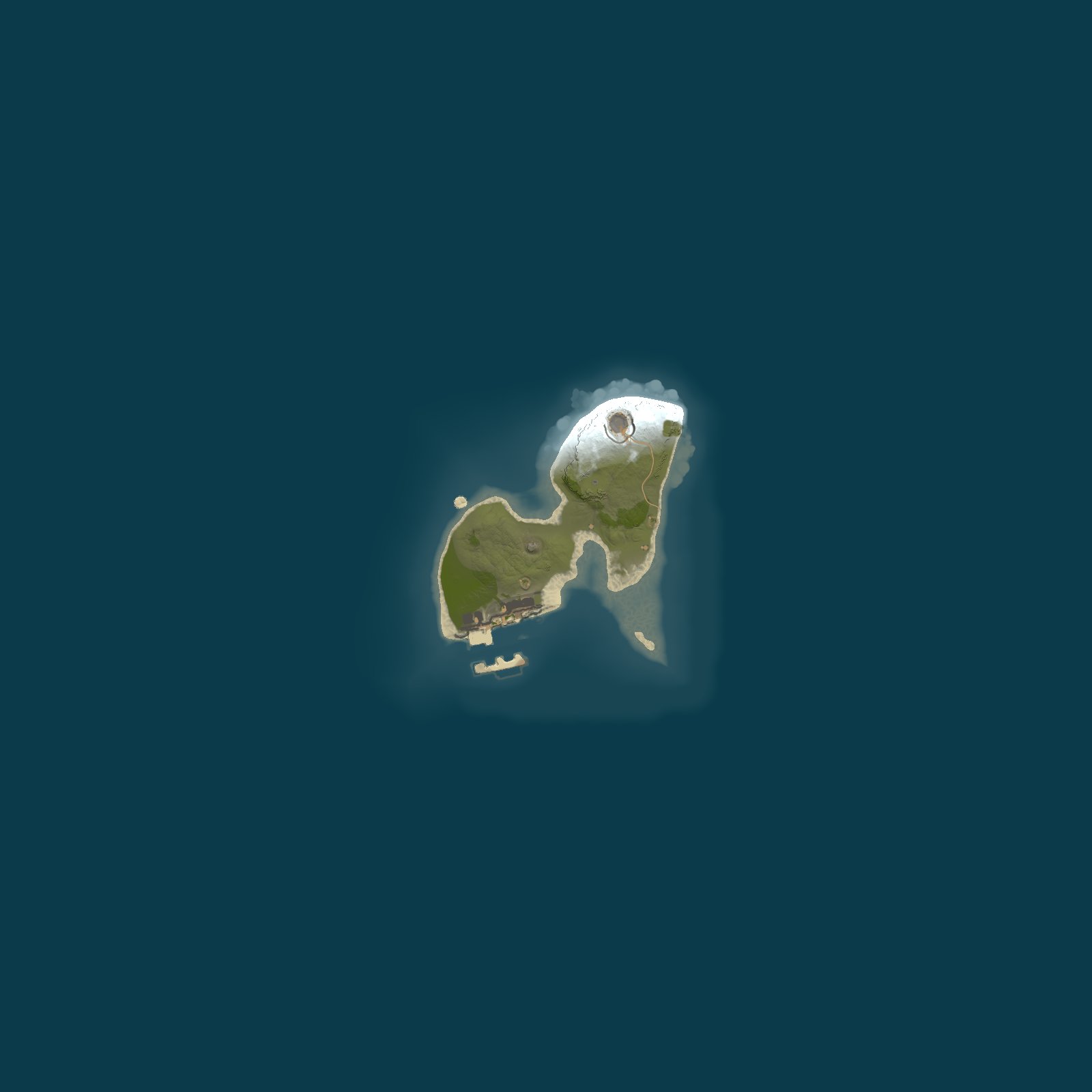 Map for [US] Tropical PvP 3x |Solo/Duo|Loot x3| One Grid |