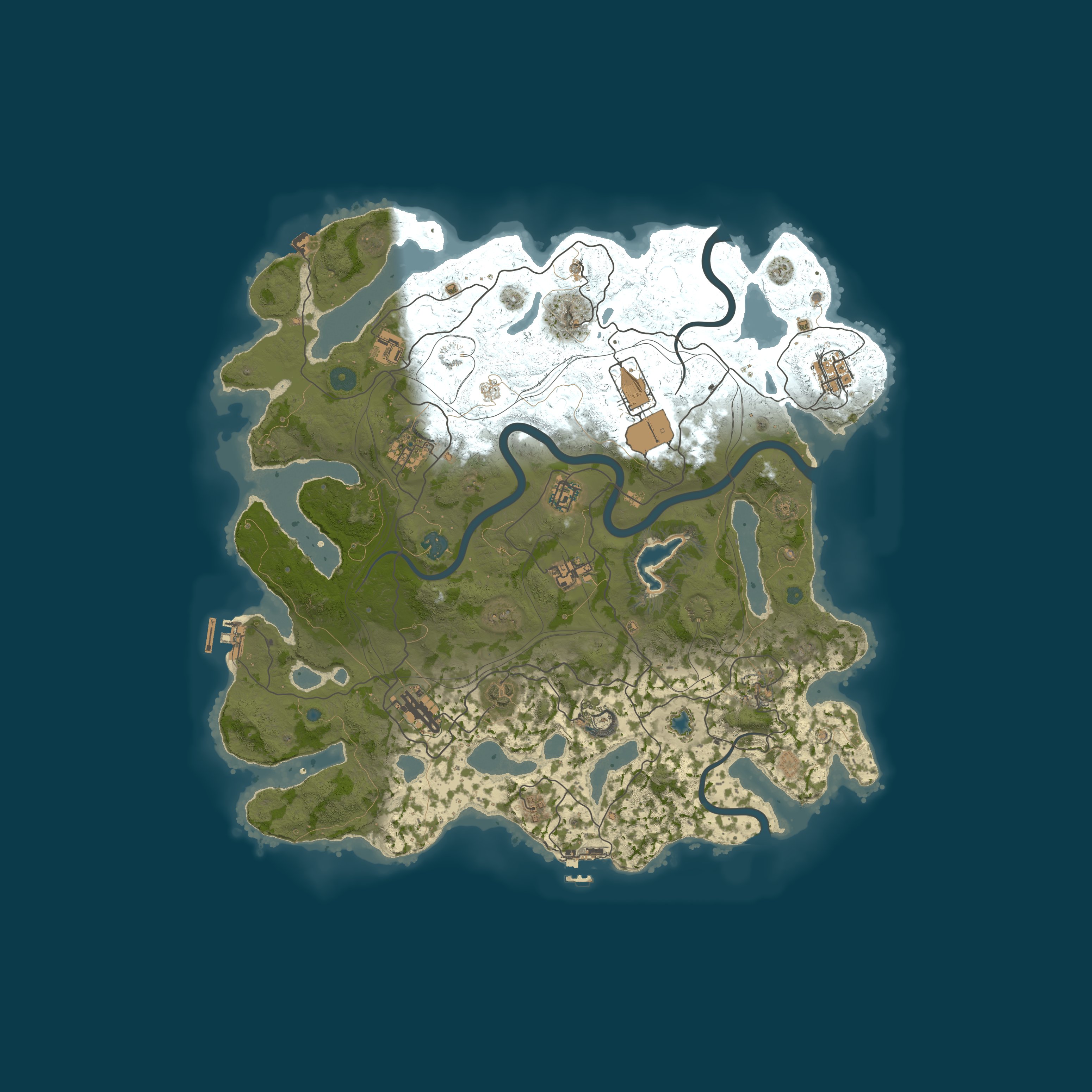 Map for VANILLA x2 | GGRust #4 | Для нoвичкoв 2x