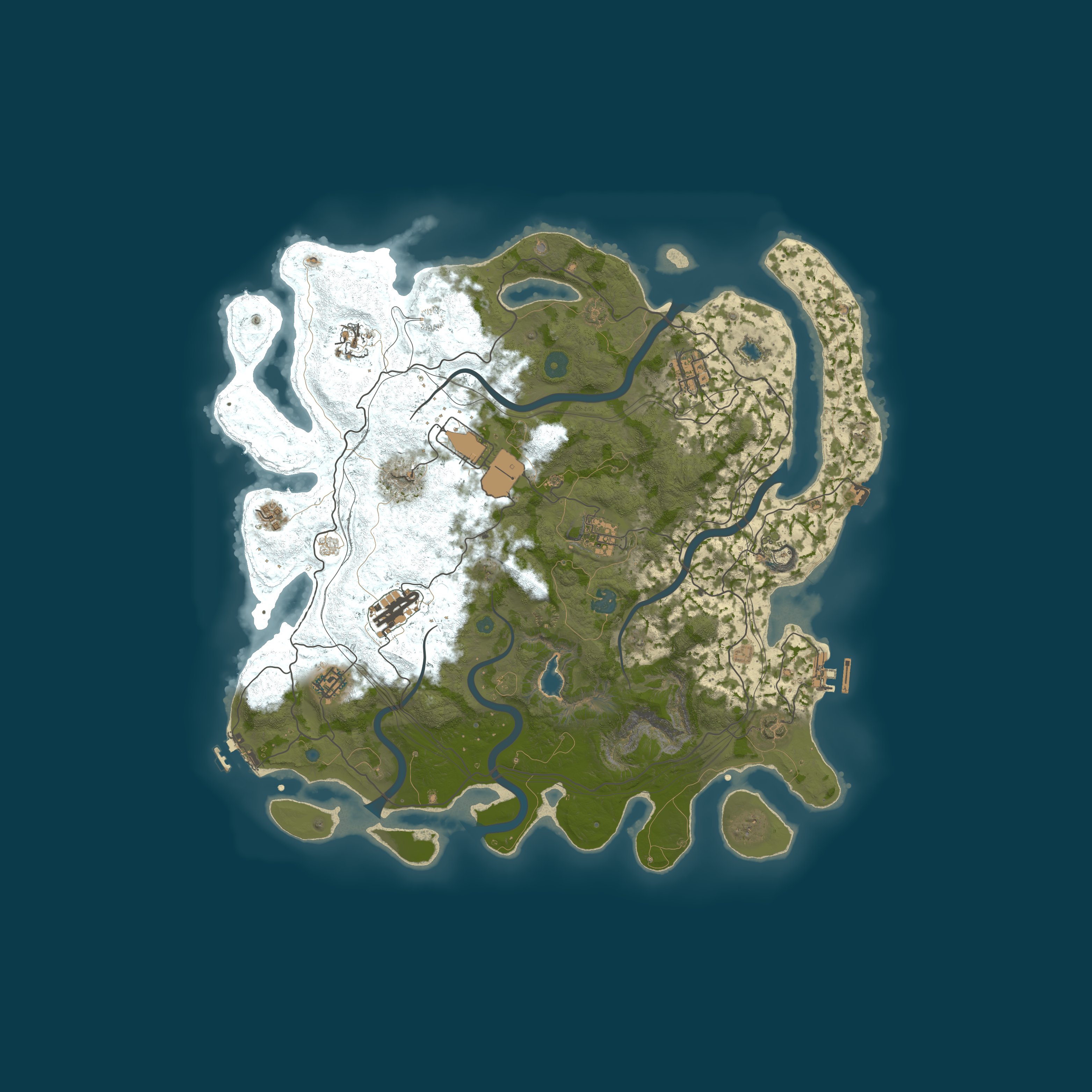 Map for Evolution PvE [RaidBases, Skills, Event, Quest, NEW]