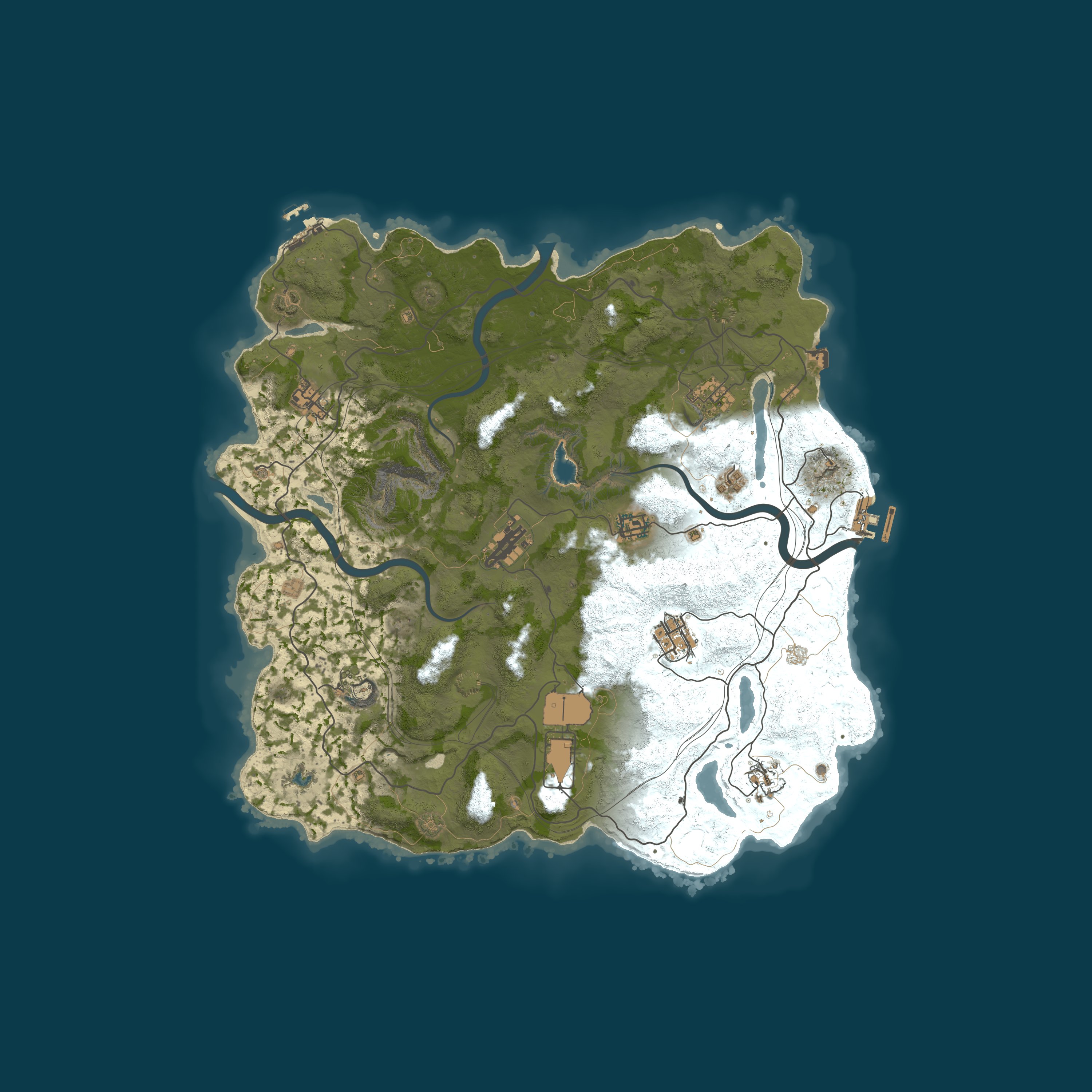 Map for EU RENEGADE 2x Monthly | Solo Duo Trio Quad | 50% Upkeep | No B