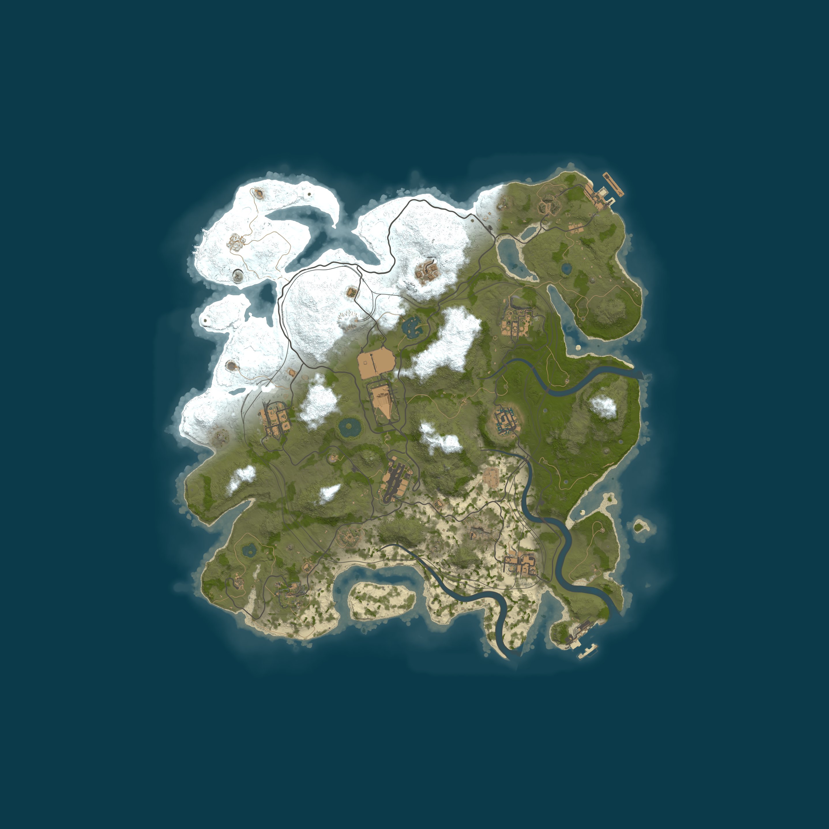 Map for Rust4Noobs | Solo/Duo/Trio | Softcore 50% Monthly | No BP Wipe