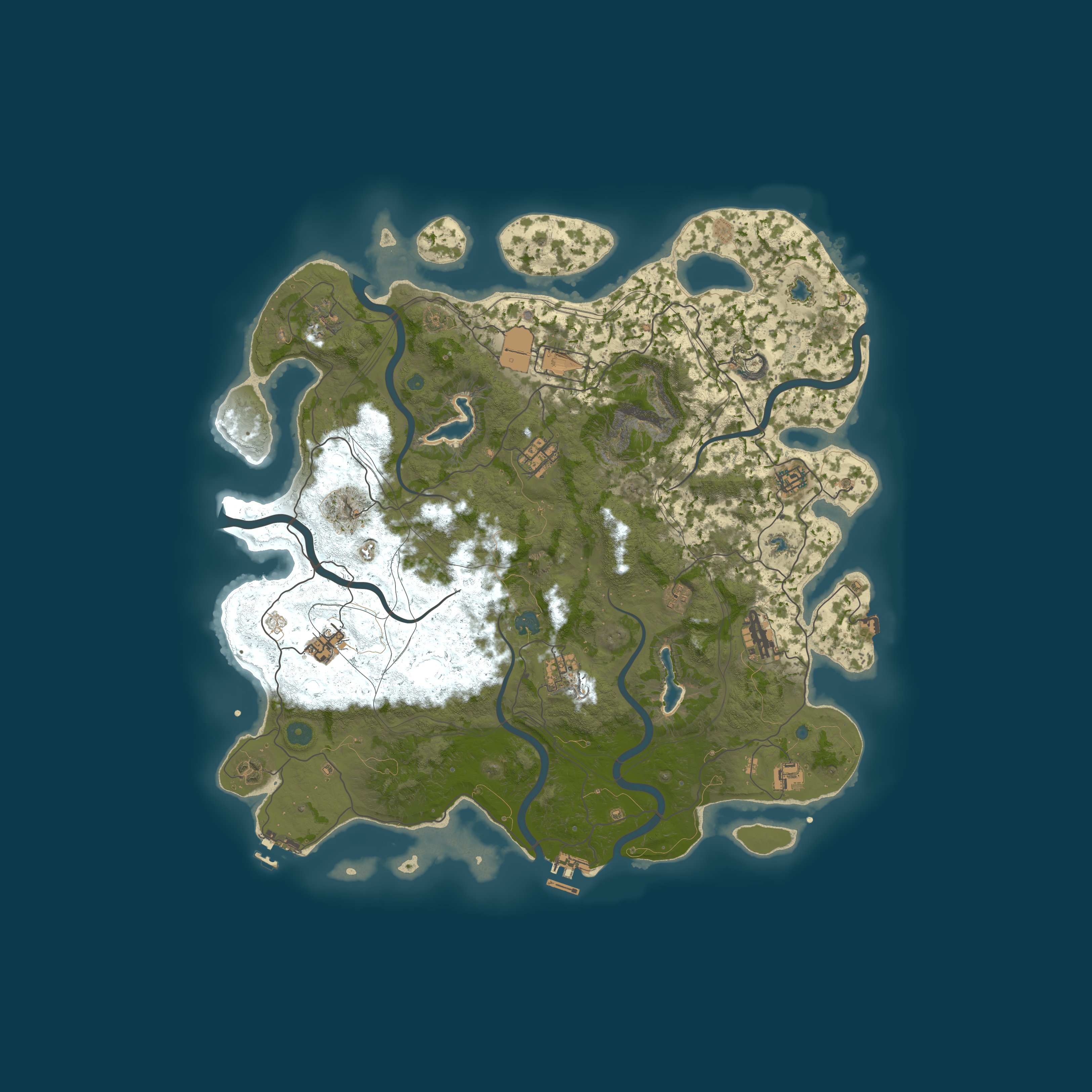 Map for Life4Gaming Rust PVE // ARENA // EVENTS usw...