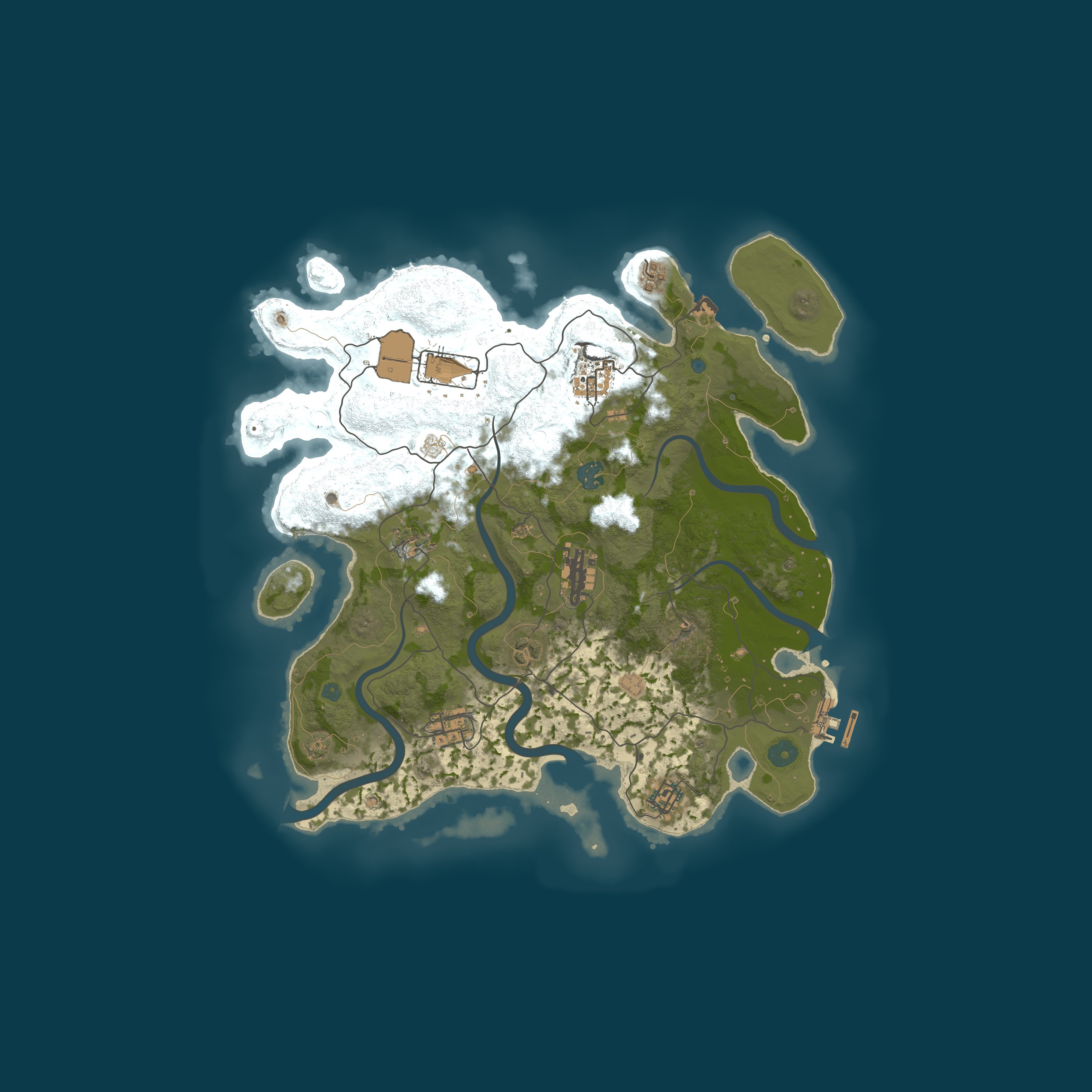 Map for <mag> Rust | Adelaide | PVE | 2x | Kits | NPCs | Events |