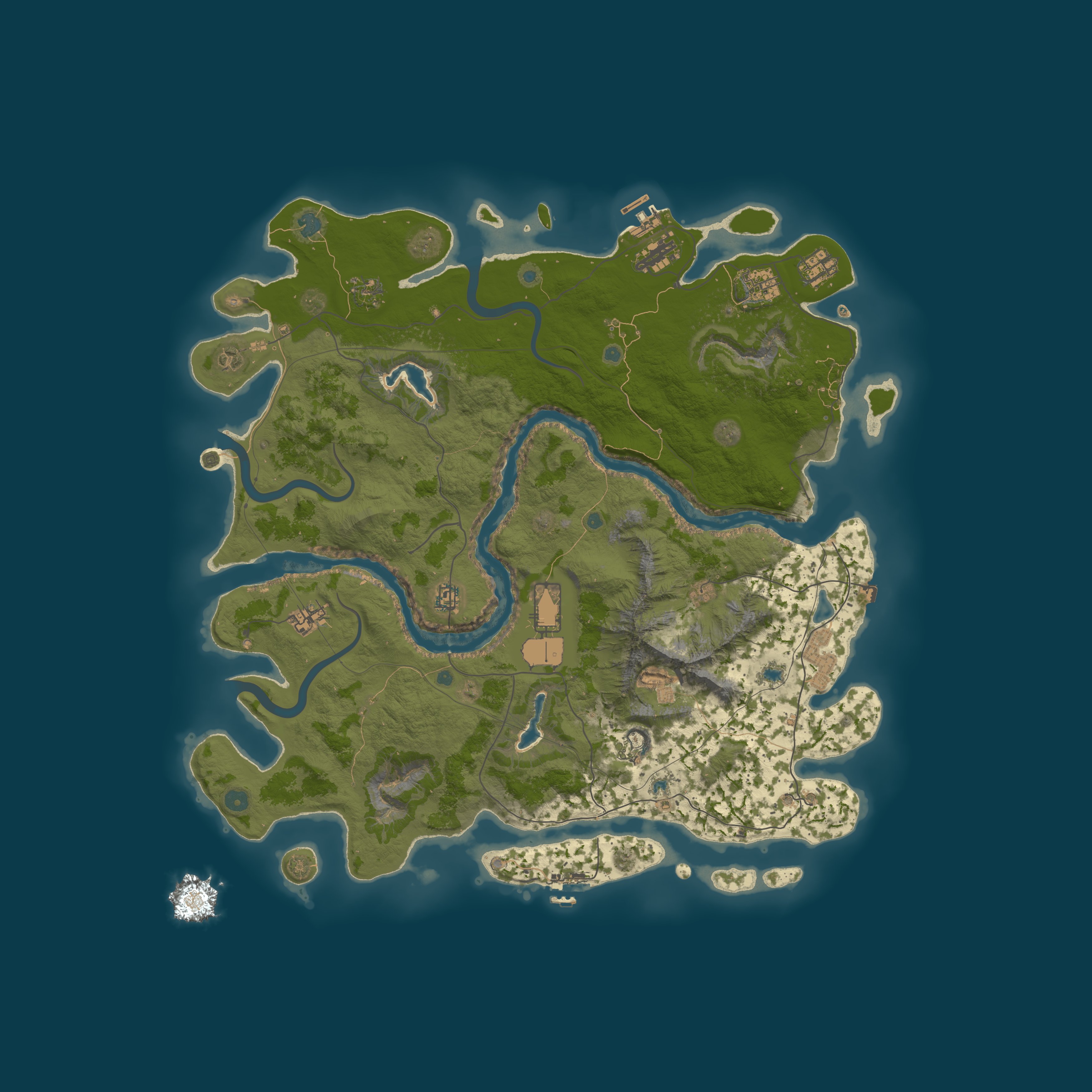 Map for Bloodforge Wasteland