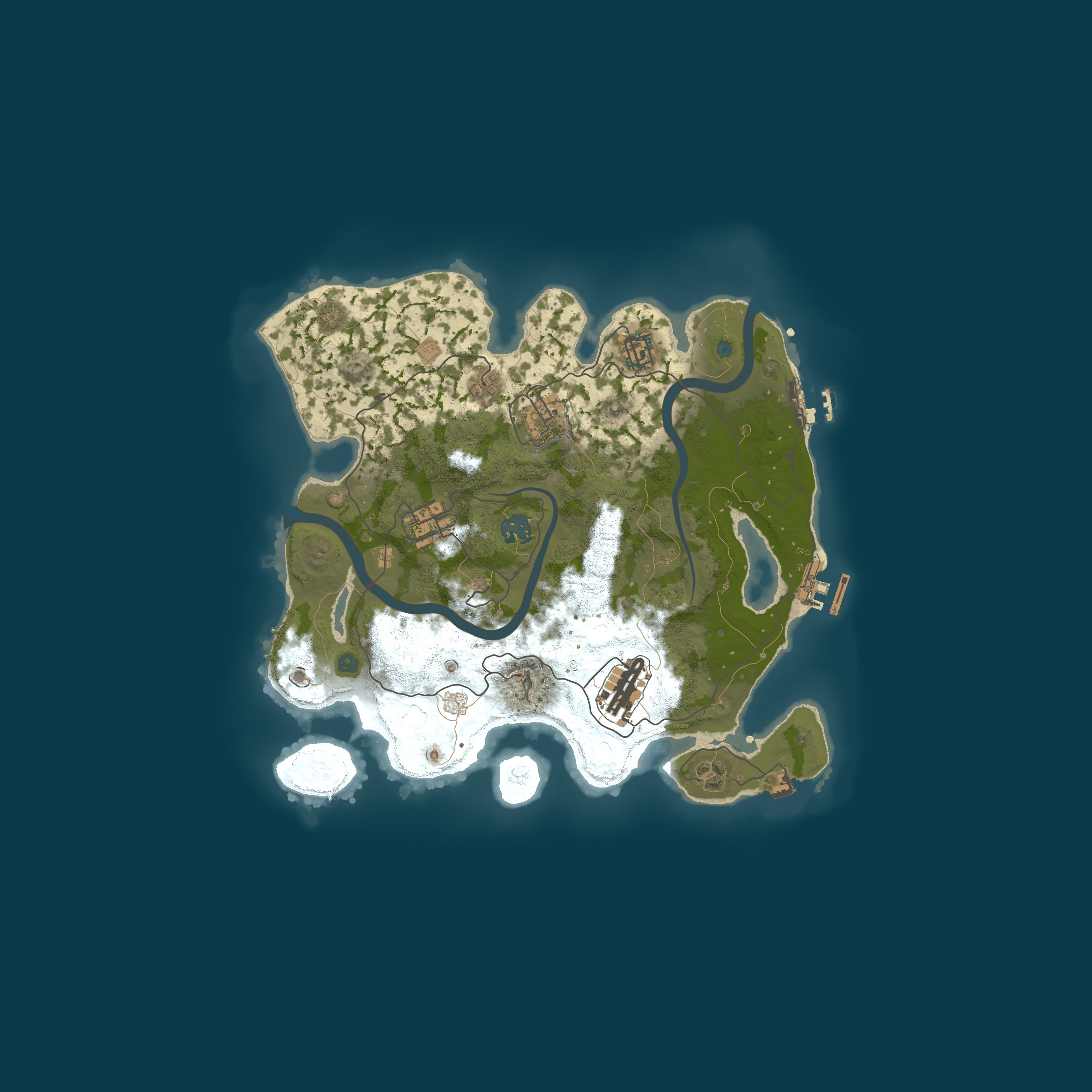 Map for [FR] DIAMOND RUST | SOLO/DUO/TRIO/SQUAD | HEURE DE RAID