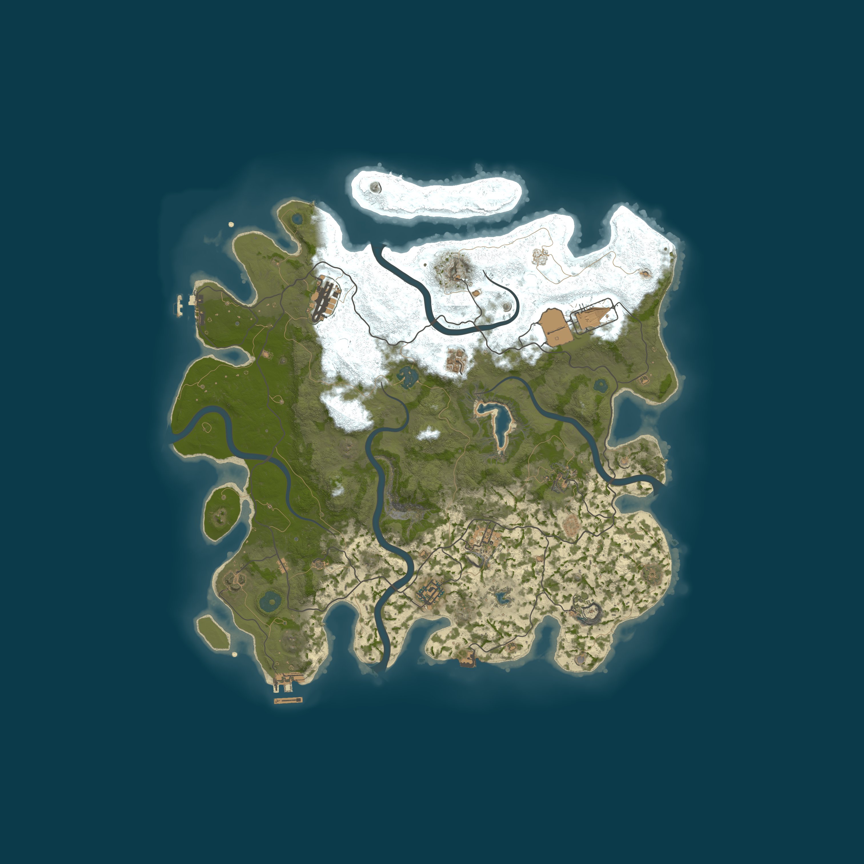 Map for Pine Hosting - Rust Server