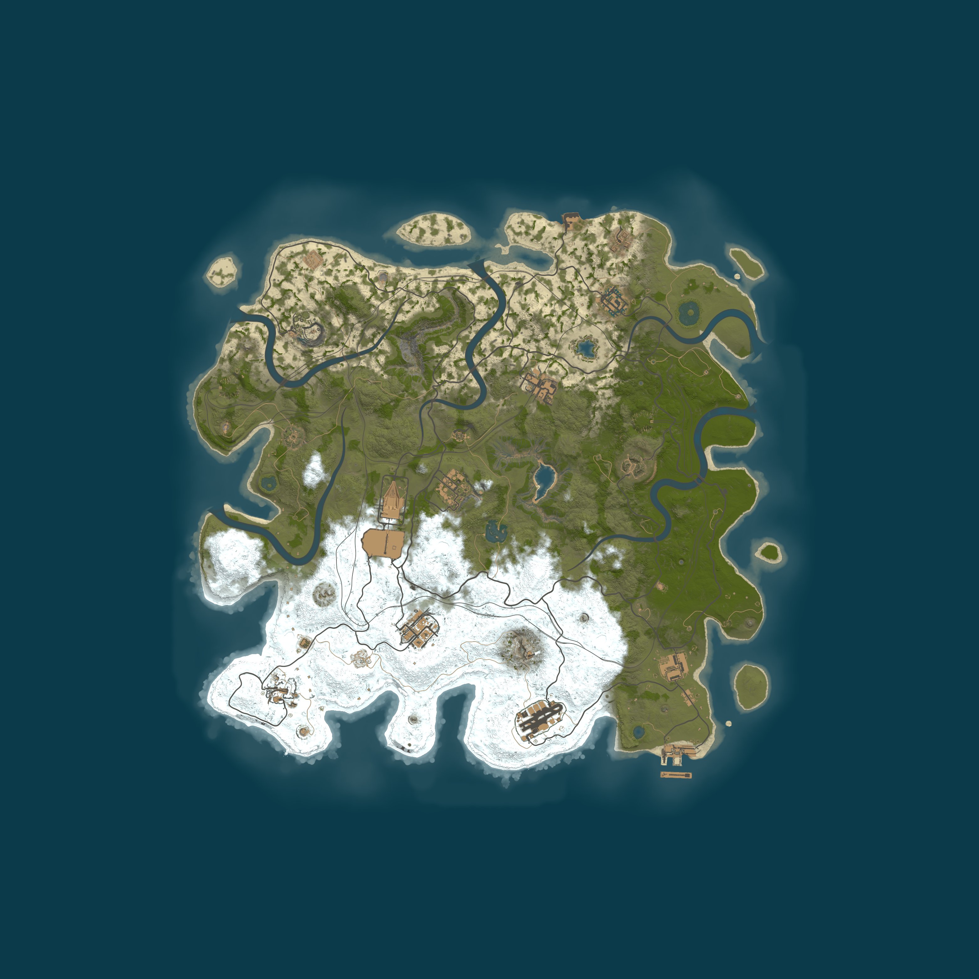 Map for RUSTIX.GG EU | 10X Modded+ | Monthly | No BP Wipes 2.7