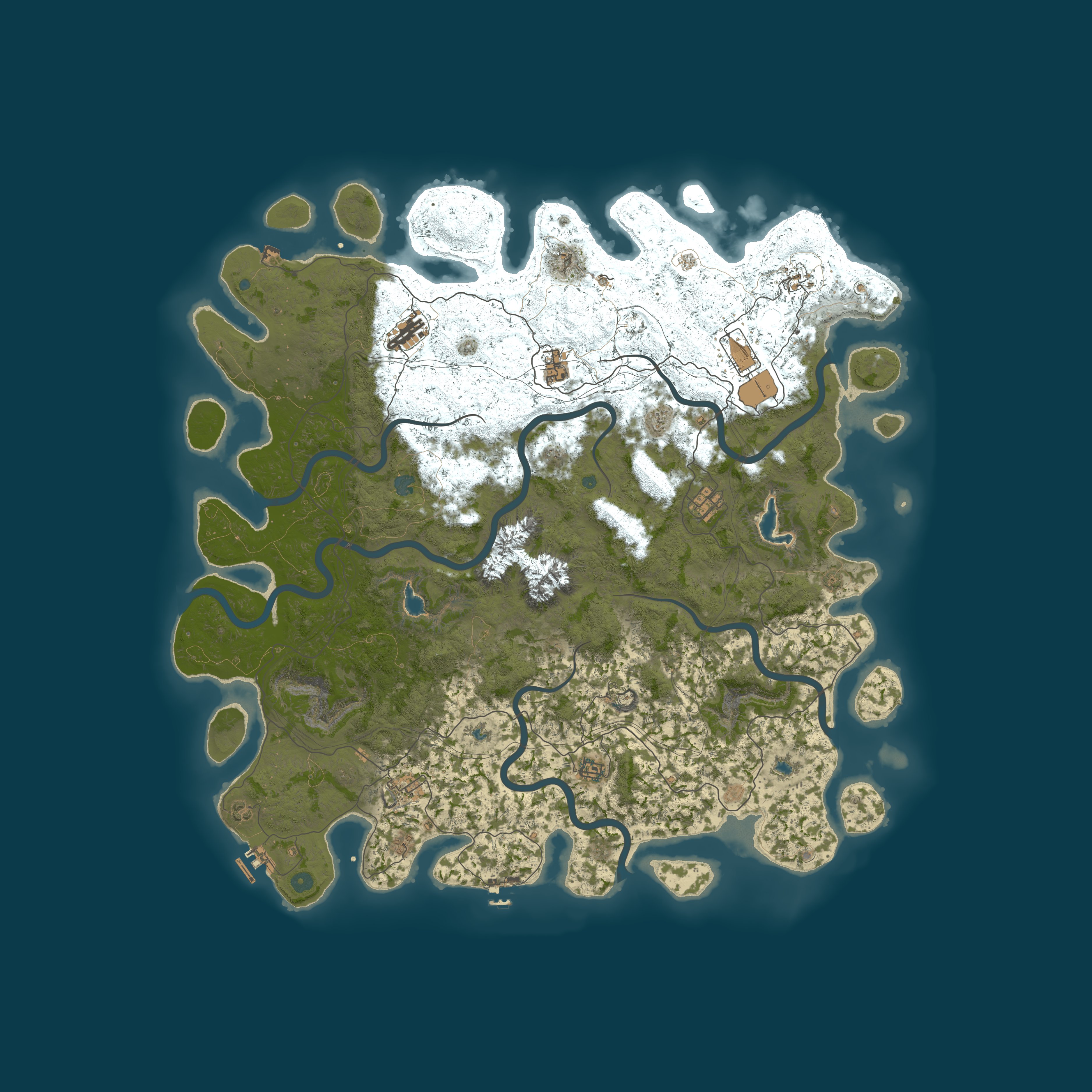 Map for Degenerate's Zombie Survival