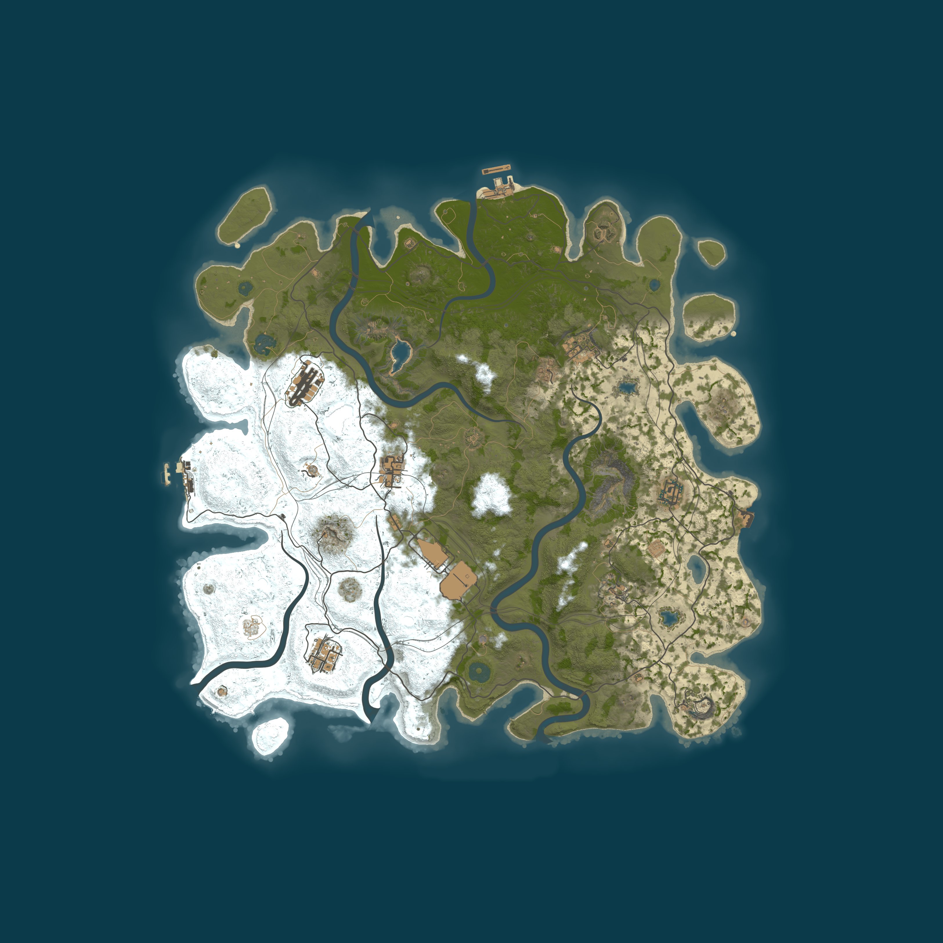 Map for Casual Carnage | 2x | Solo Duo Trio | Events|