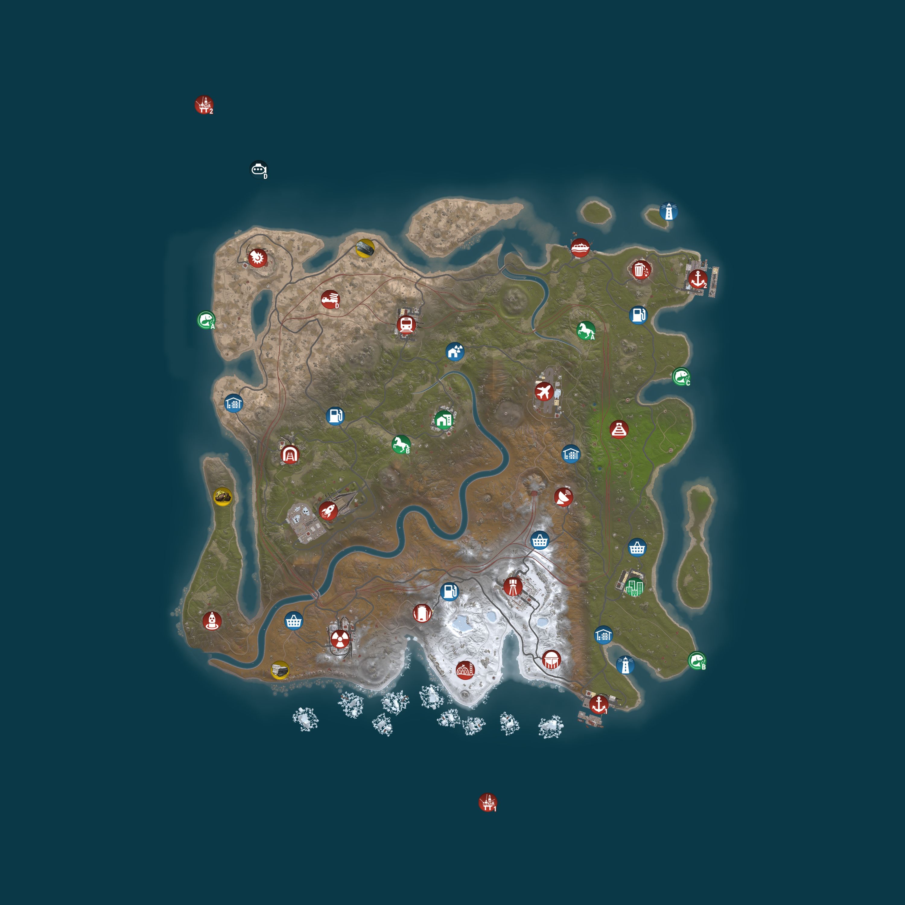 Map for Magic Rust #31 — Modded 2x (Solo/Duo) | Pyccкий