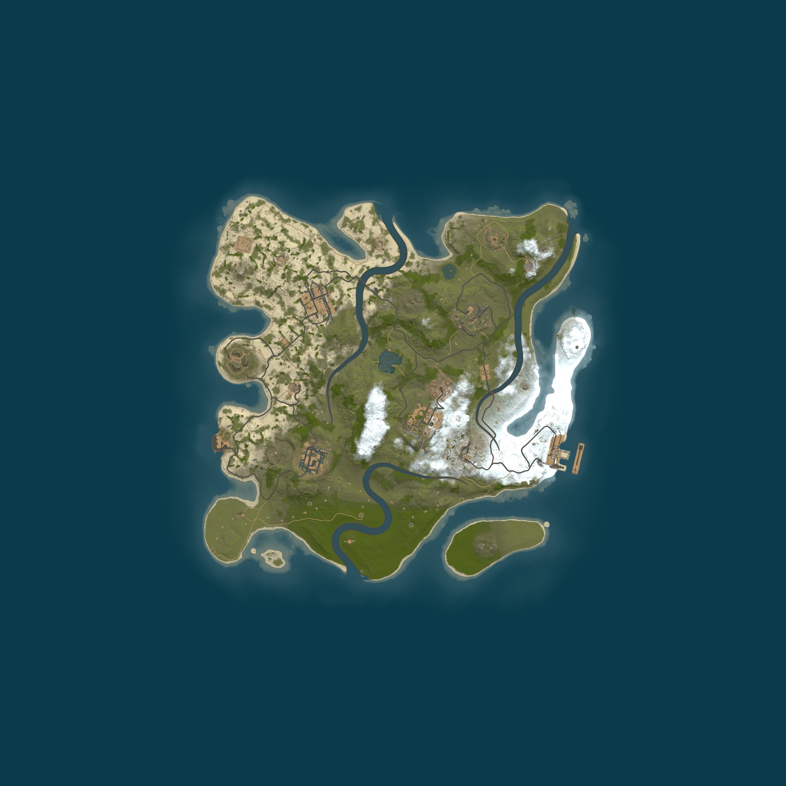 Map for A Shockbyte Rust Server