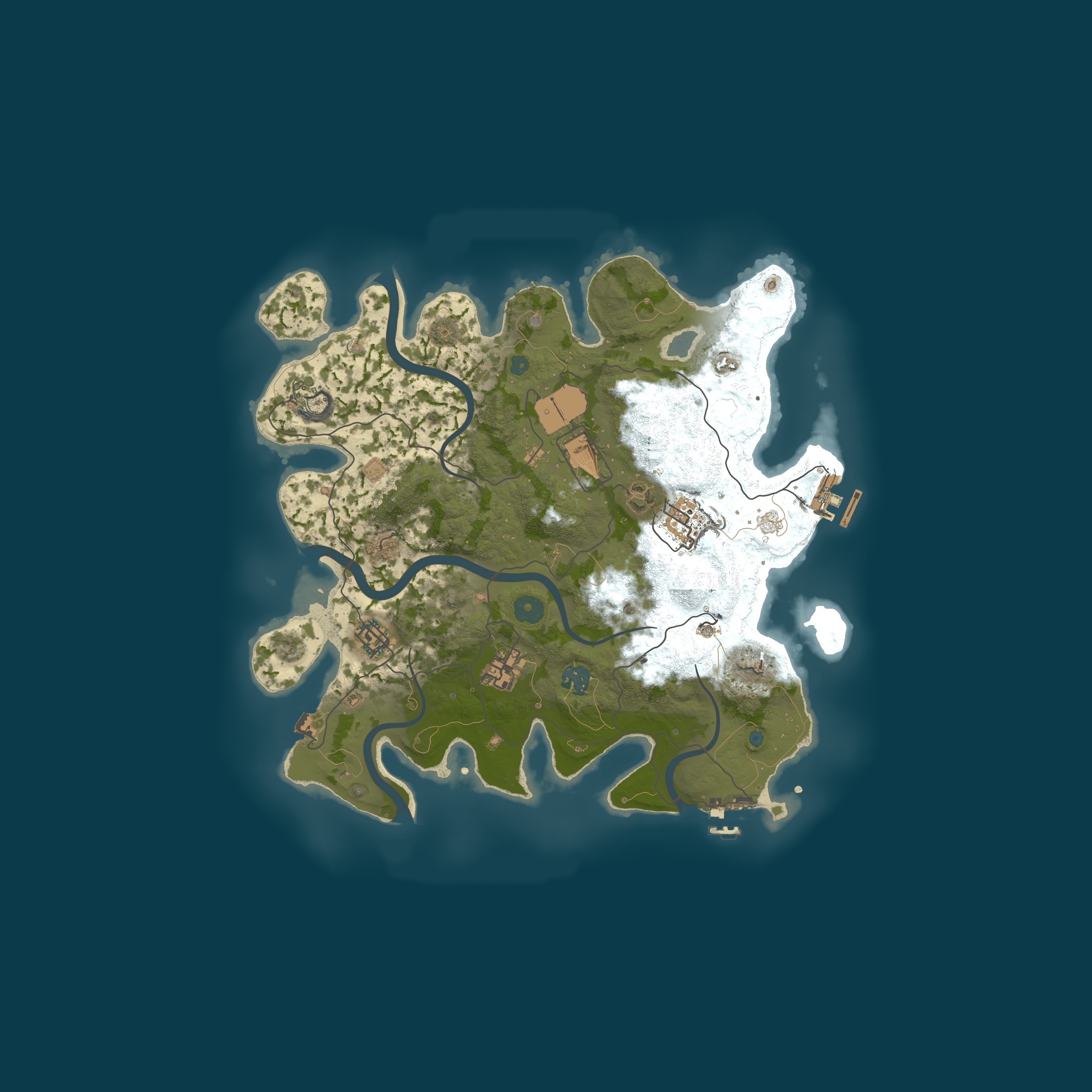 Map for Rustomania - 10X Weekly | Solo/Duo/Trio/Quad | No BPs | Loot++