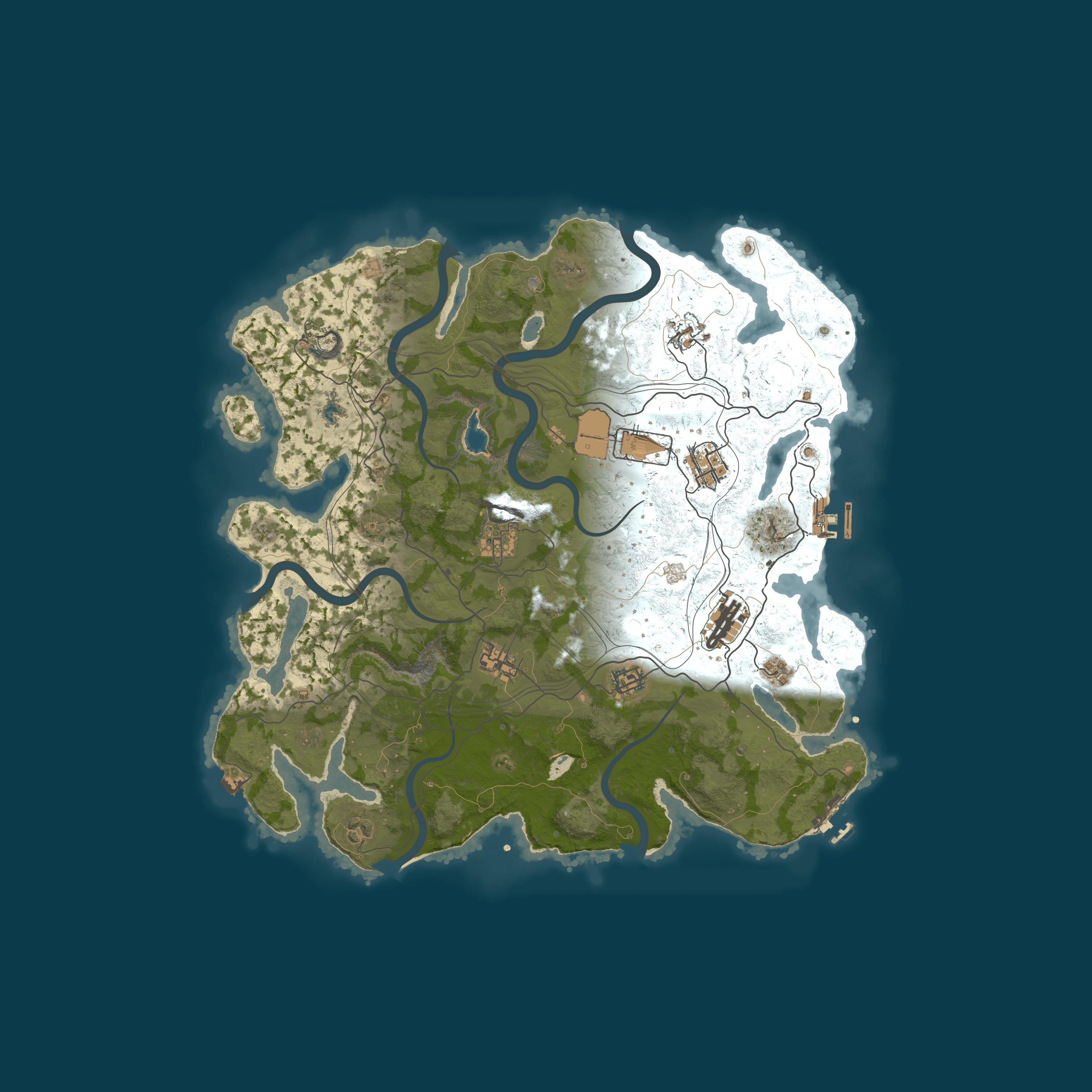 Map for US Rustinity 2x Monthly Large Vanilla+ [No BP Wipes]
