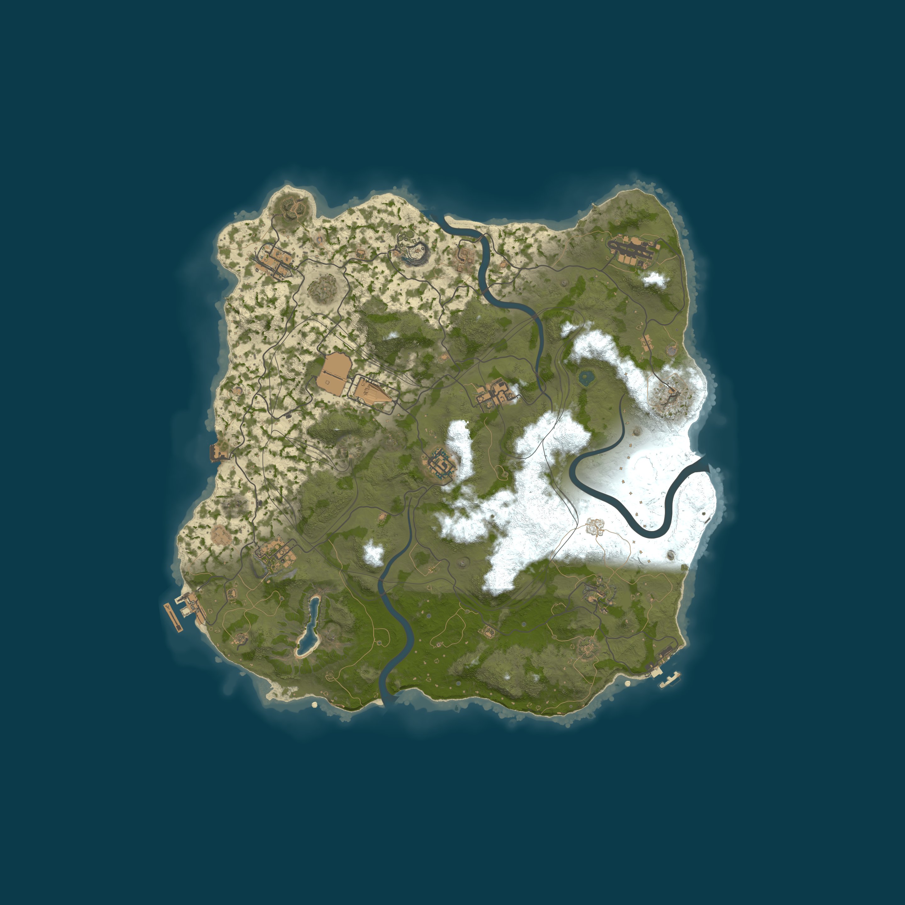 Map for RustForNoobs.com | 5x | Solo Duo Trio |x5 AU | No BPs | Kits