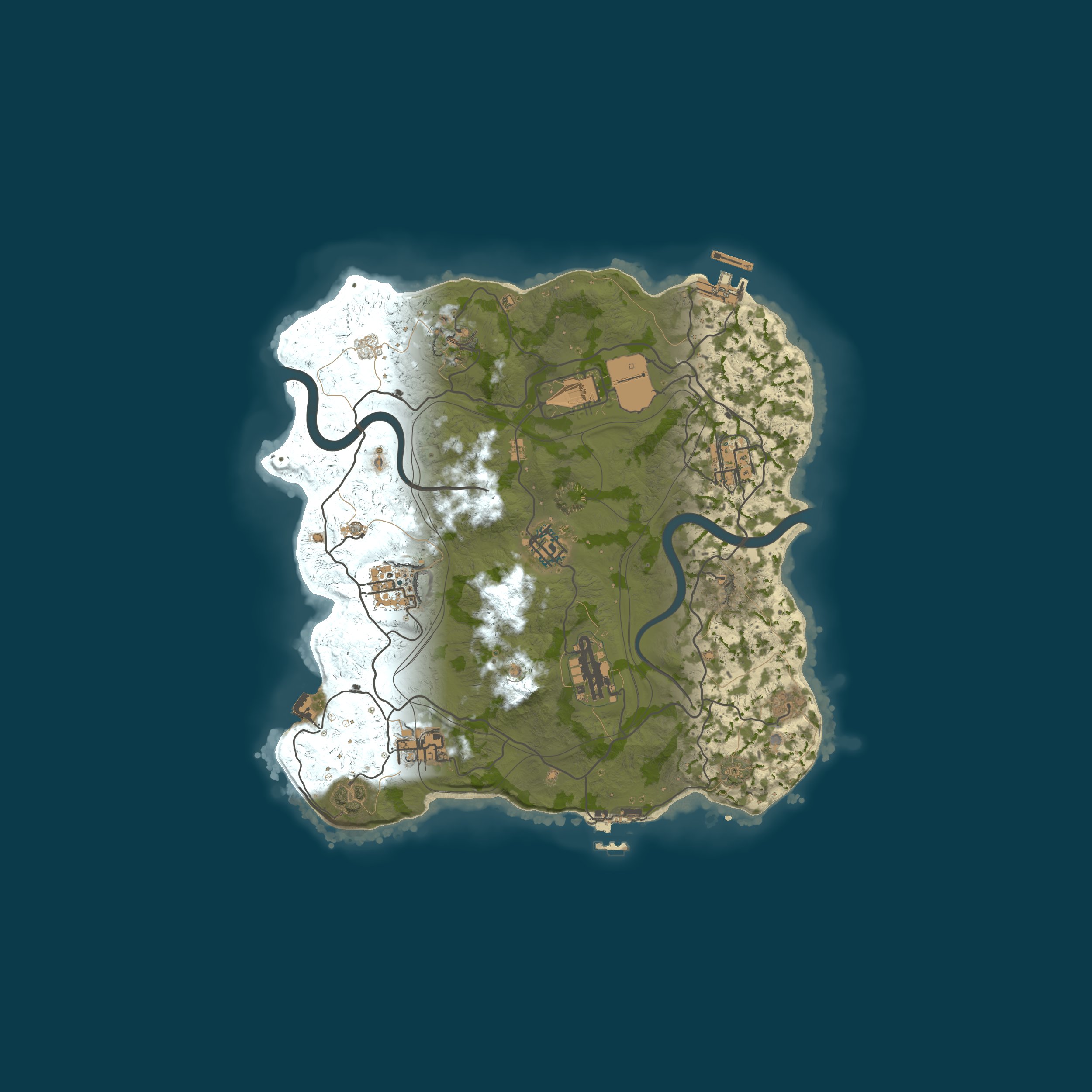 FPS+ By MetaRust.net, size 3000, seed 198519454