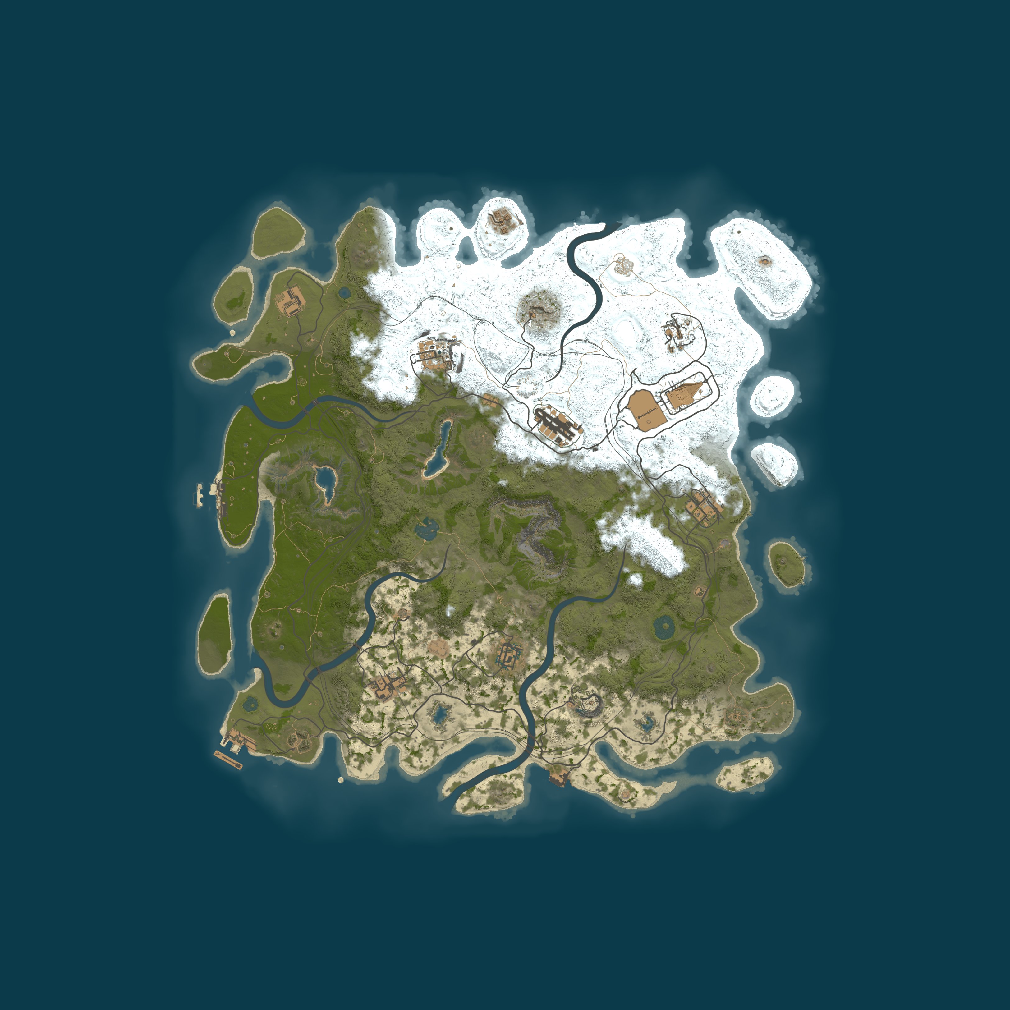 Map for Swiss PVE X2 [CH/DE] Events|Arena|Bots|Raidbasen|Teleport