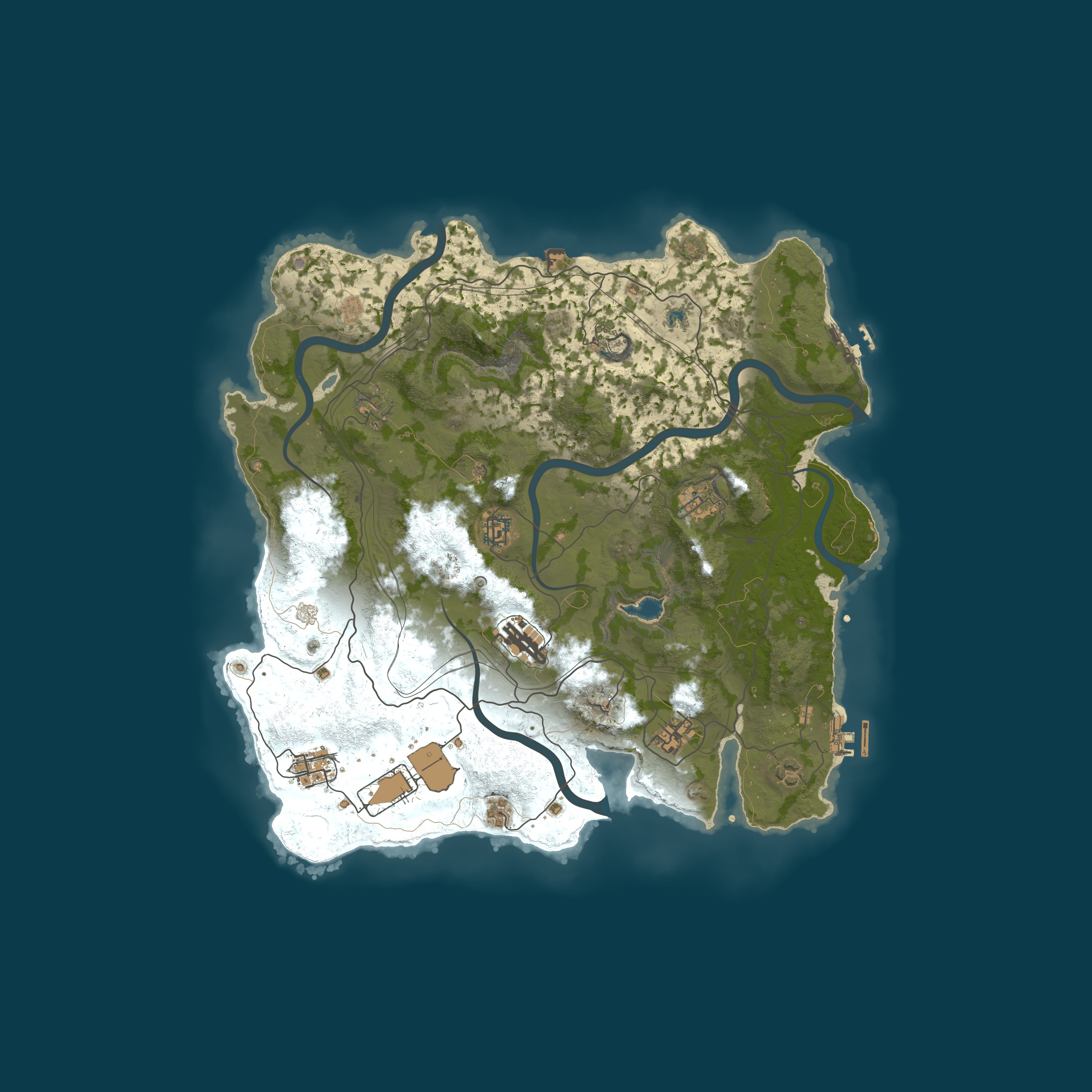 Map for Rustoria.co - US Mondays