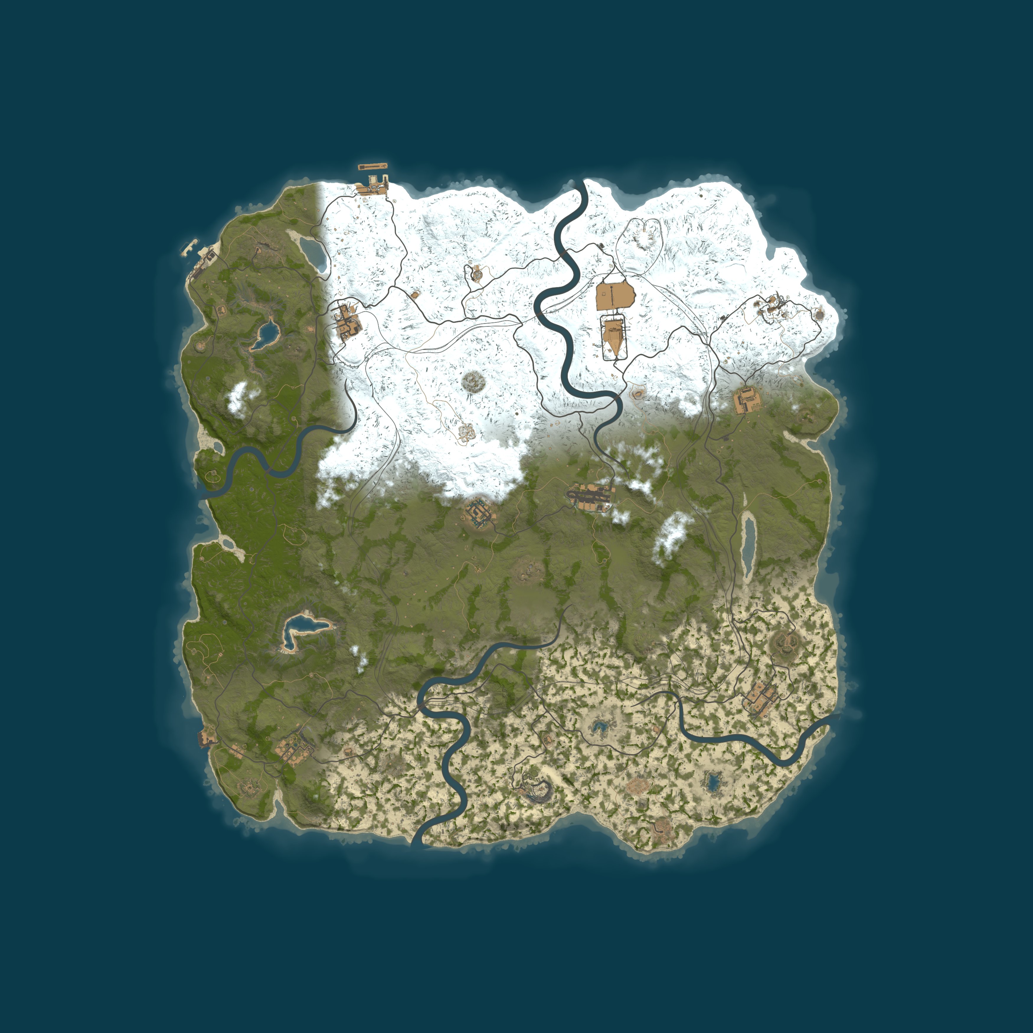 Map for Atlas - US 2X Monthly | Vanilla+ | No BP Wipes