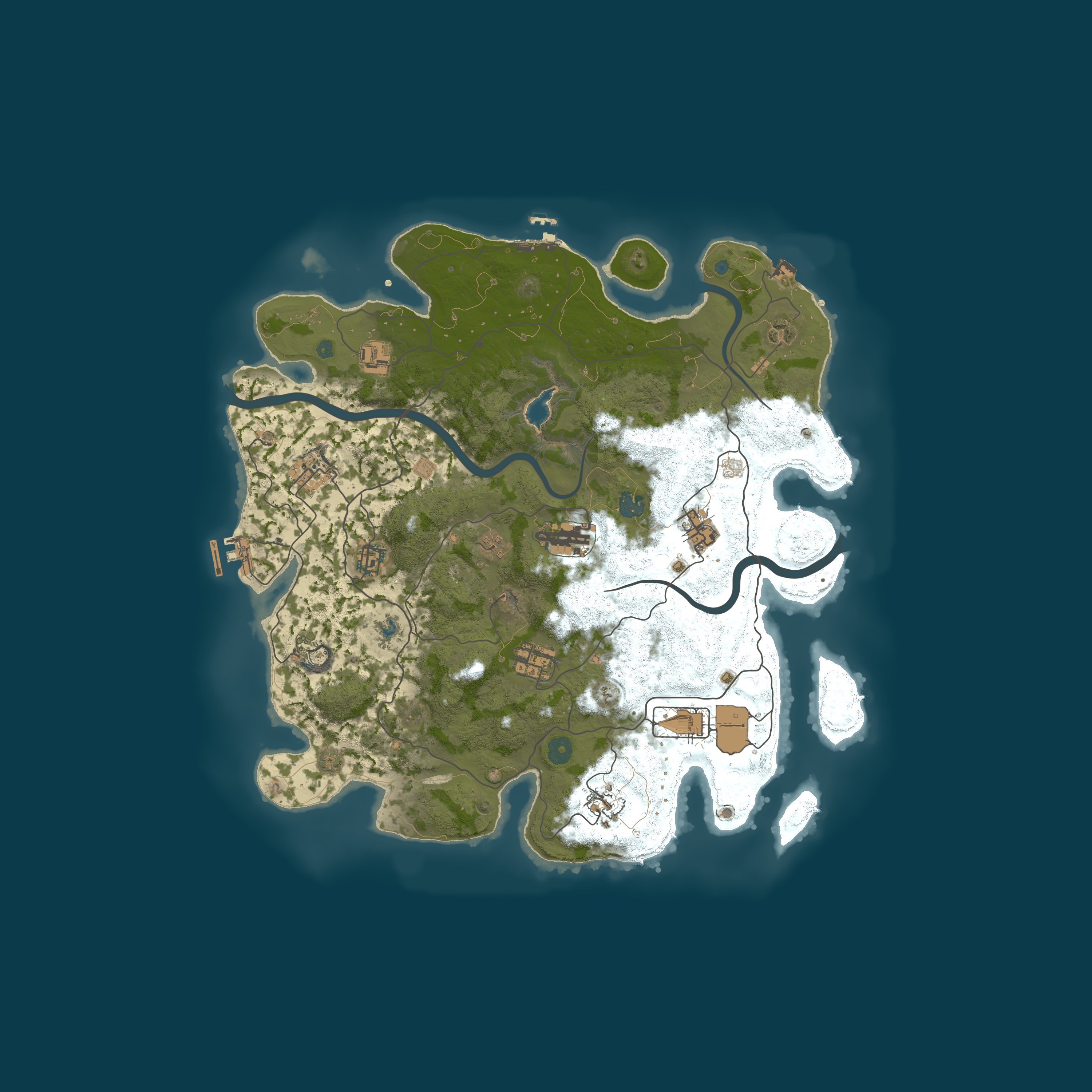 Procedural Map, size 4000, seed 939171663