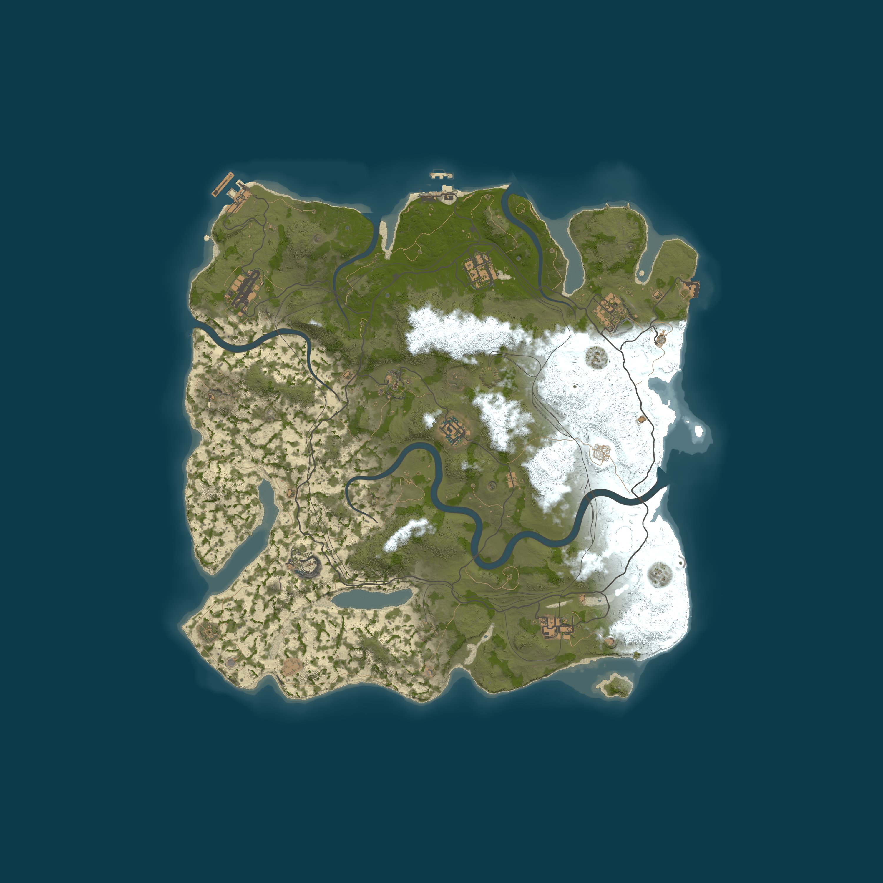 Map for RustLands | Monthly | Solo/Duo/Trio | No BP Wipe | Active Admin