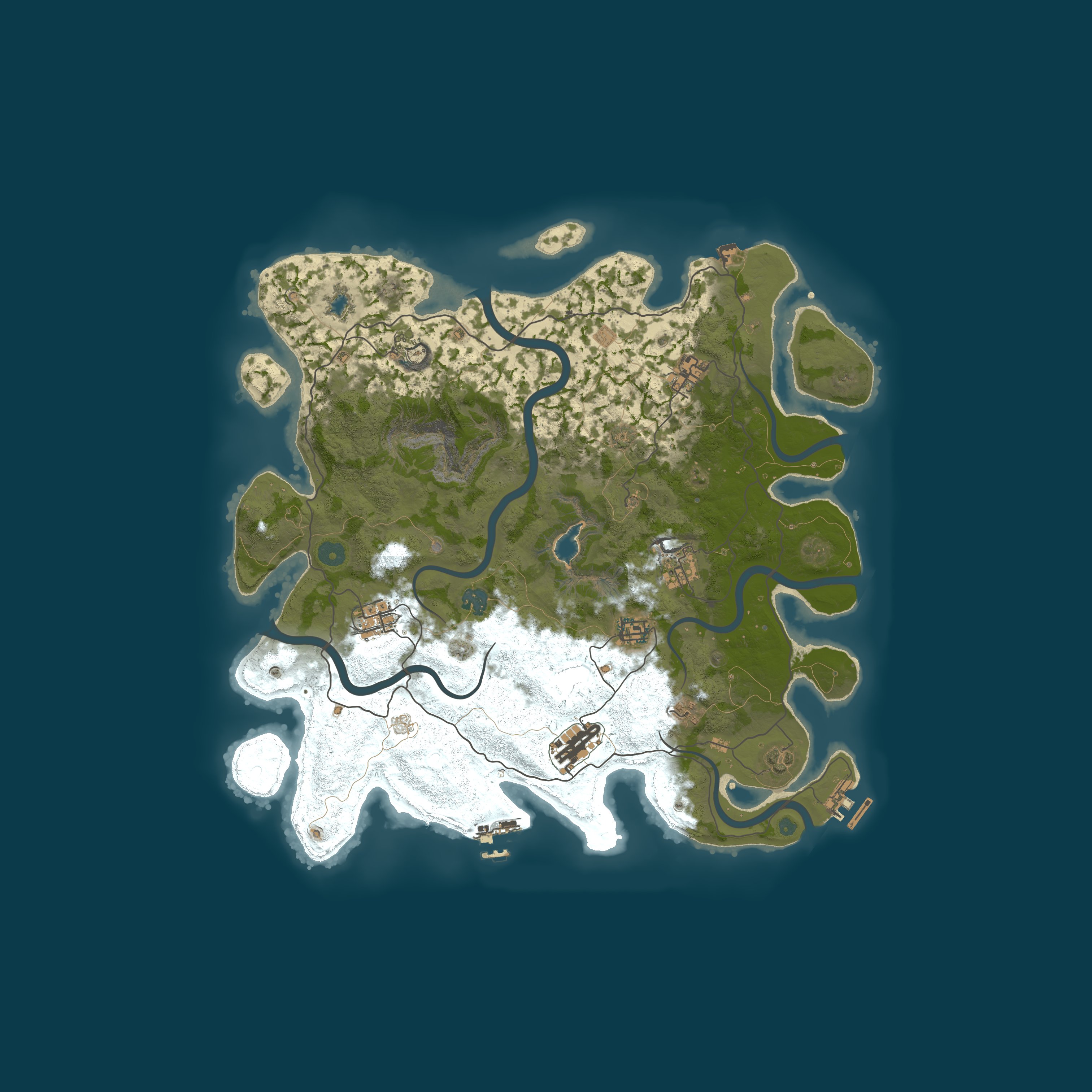 Map for EastCoast Survival PVE| Powered by The EastCoast