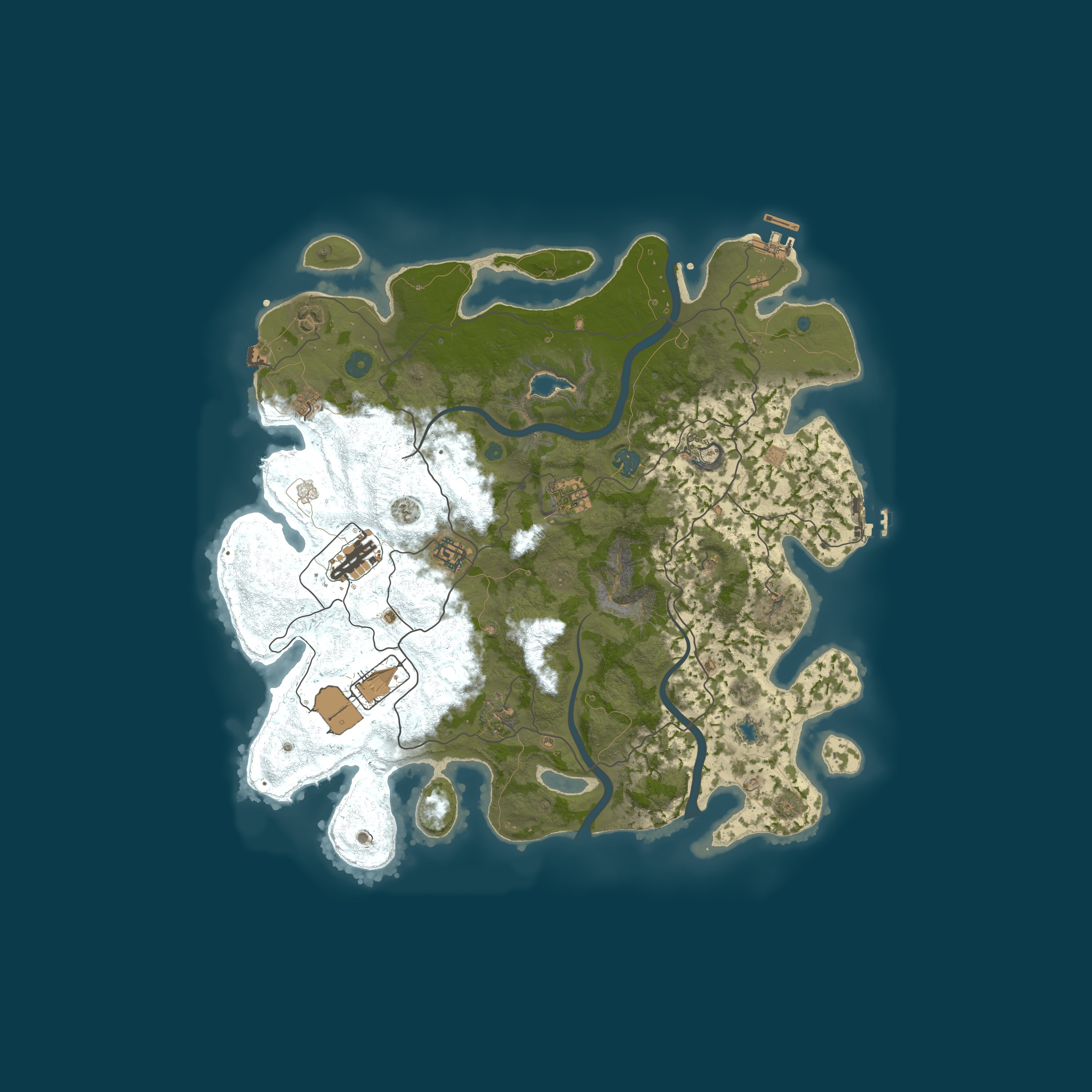 Map for [GER] TRUST PVE | Raidable Bases | Bots