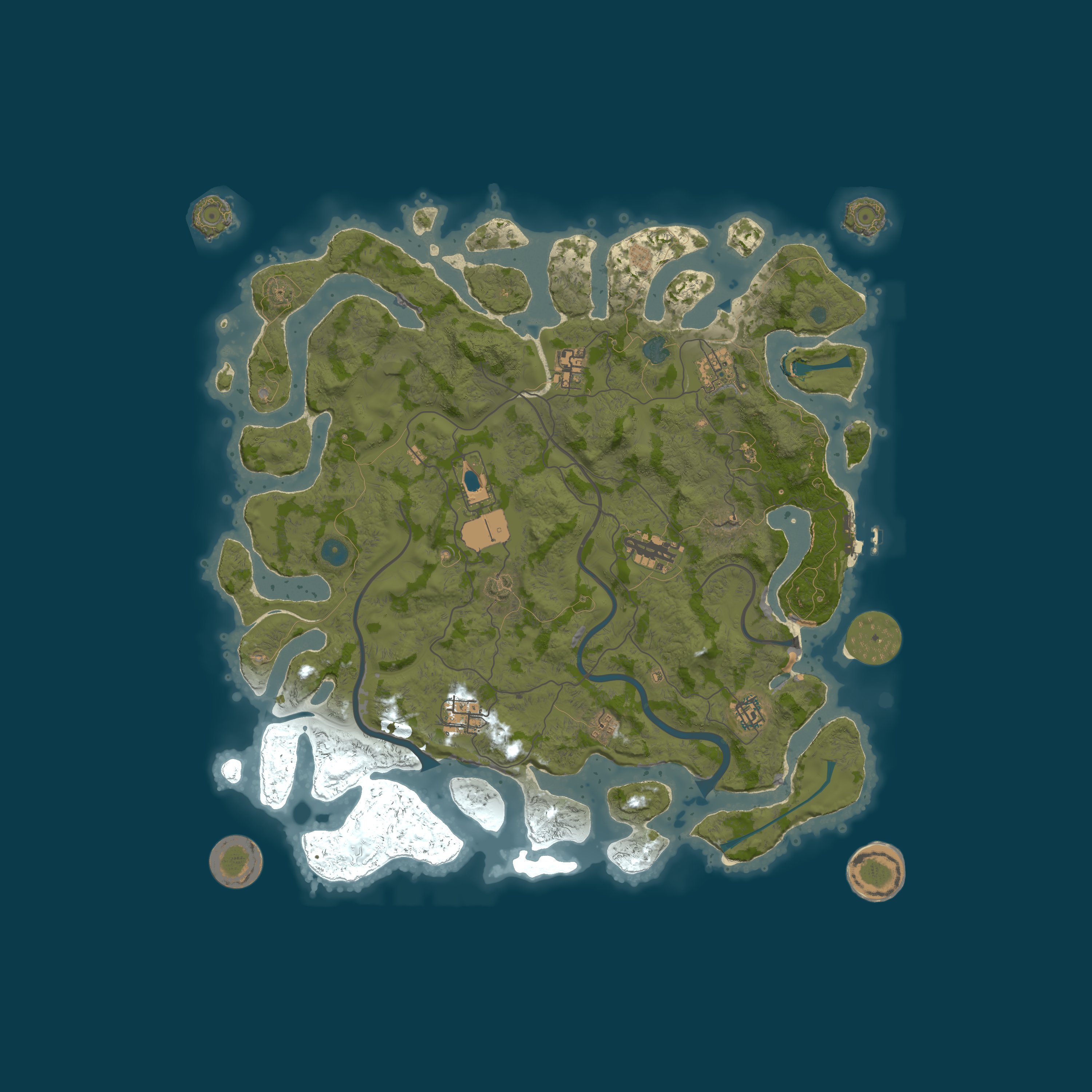 Custom Map, size 4000, seed 1337