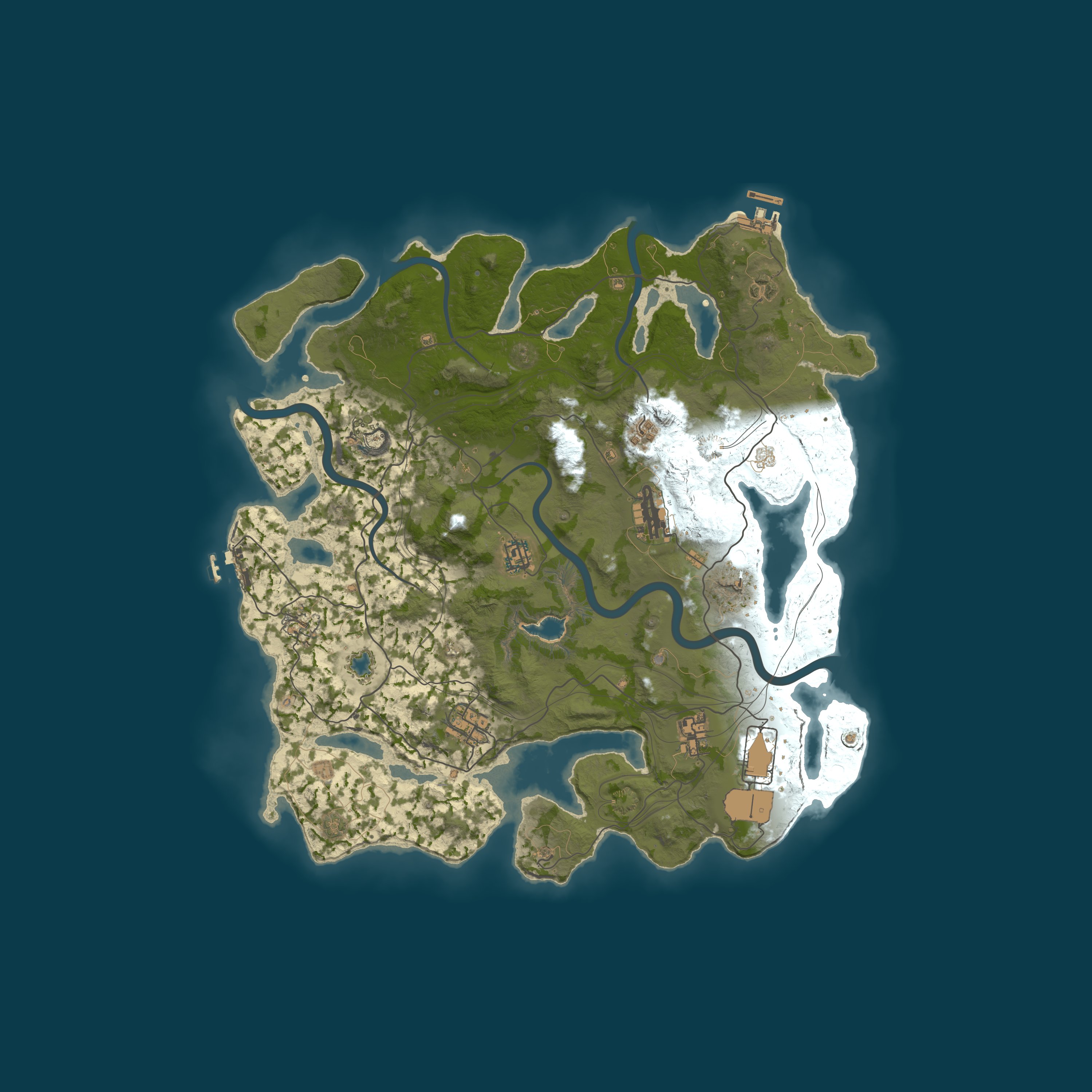 Карта сервера