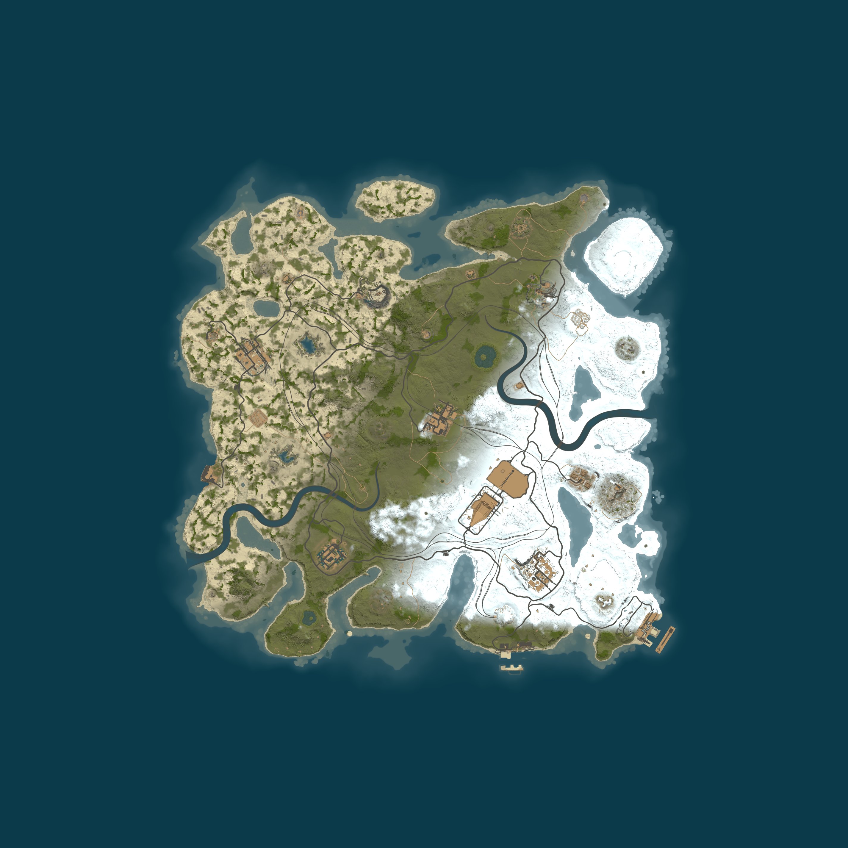 Карта сервера